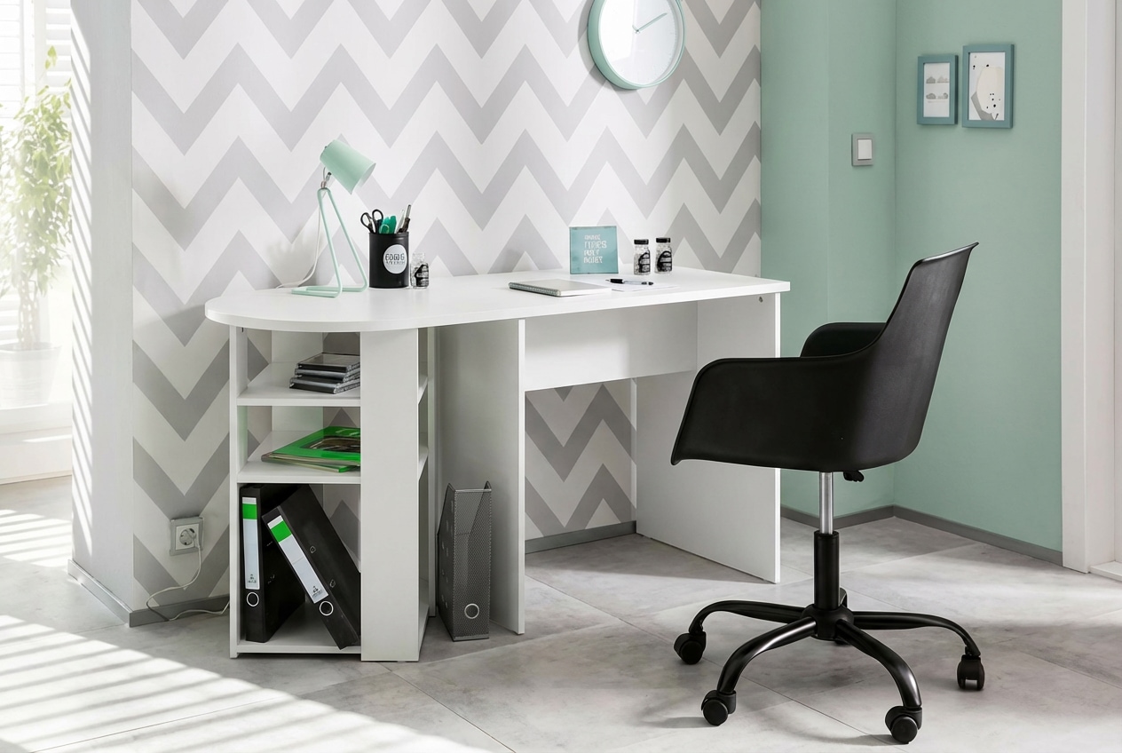 VOGL Möbelfabrik Bureau frei im Raum aufstellbar, Breite 135 cm, Made in Germany