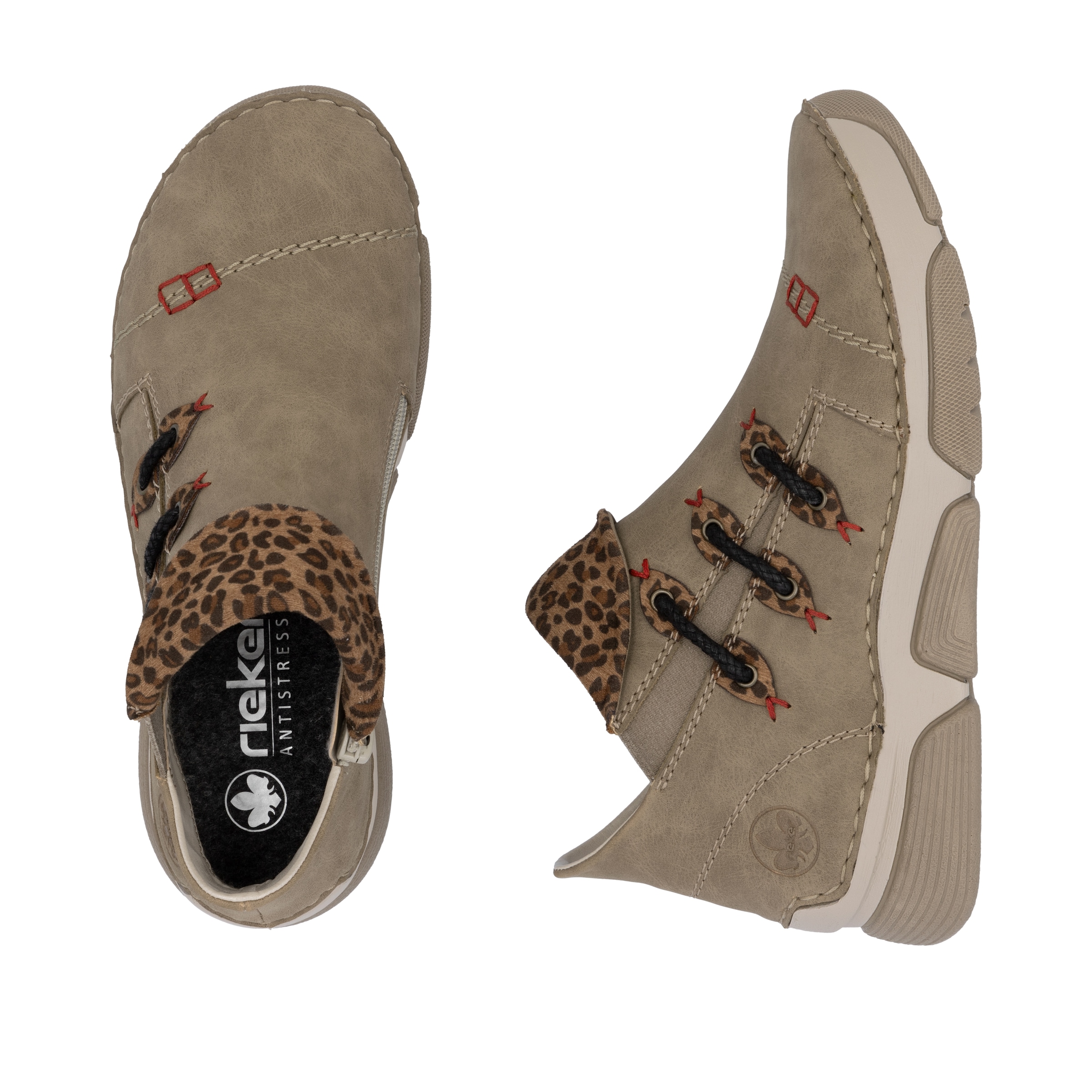 Rieker Bottines de sneakers  Schlupfboots, Stiefelette, High Top Sneaker mit Innenreissverschluss