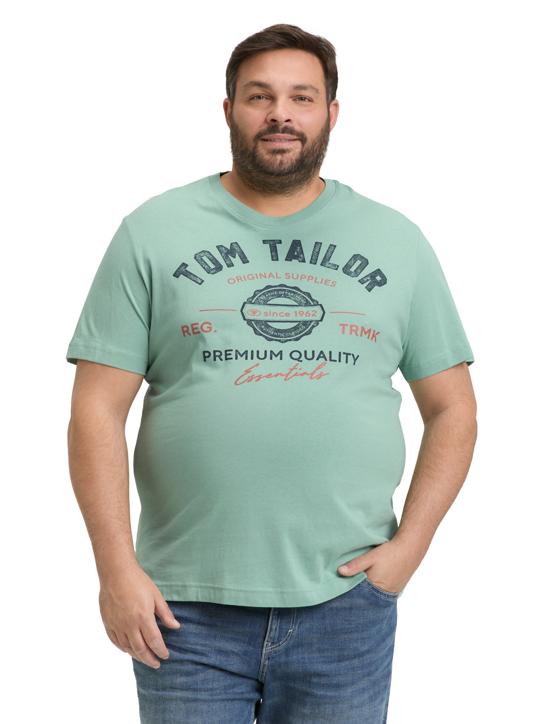 Image of TOM TAILOR PLUS T-Shirt mit Logo-Print