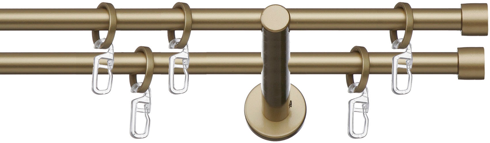 Image of indeko Gardinenstange »Andrax«, 2 läufig-läufig, Fixmass bei Ackermann Versand Schweiz