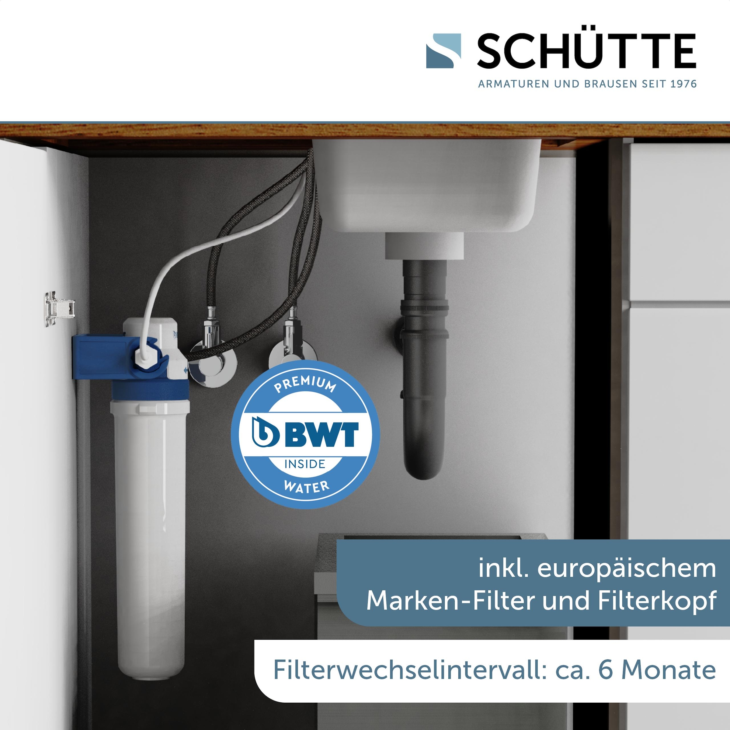Schütte Robinet d'évier »AQUASTAR PRO« avec système de filtration pour eau potable, fonction Cold-Start pratique