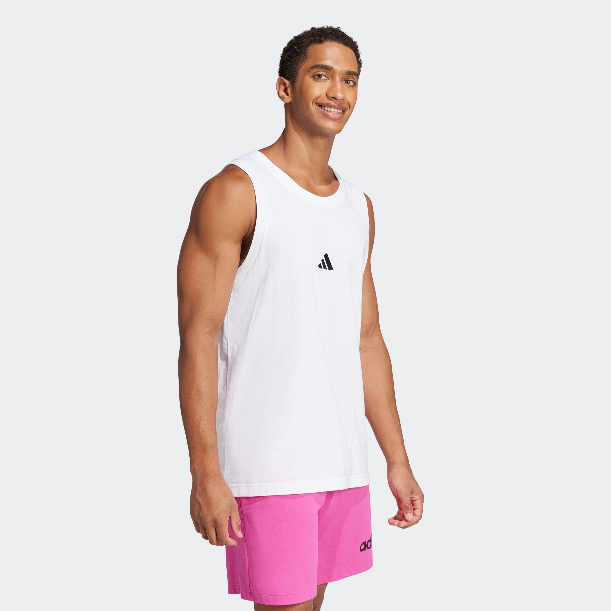 adidas Sportswear Débardeur »M SL TANK« col rond, sans fermeture, en coton