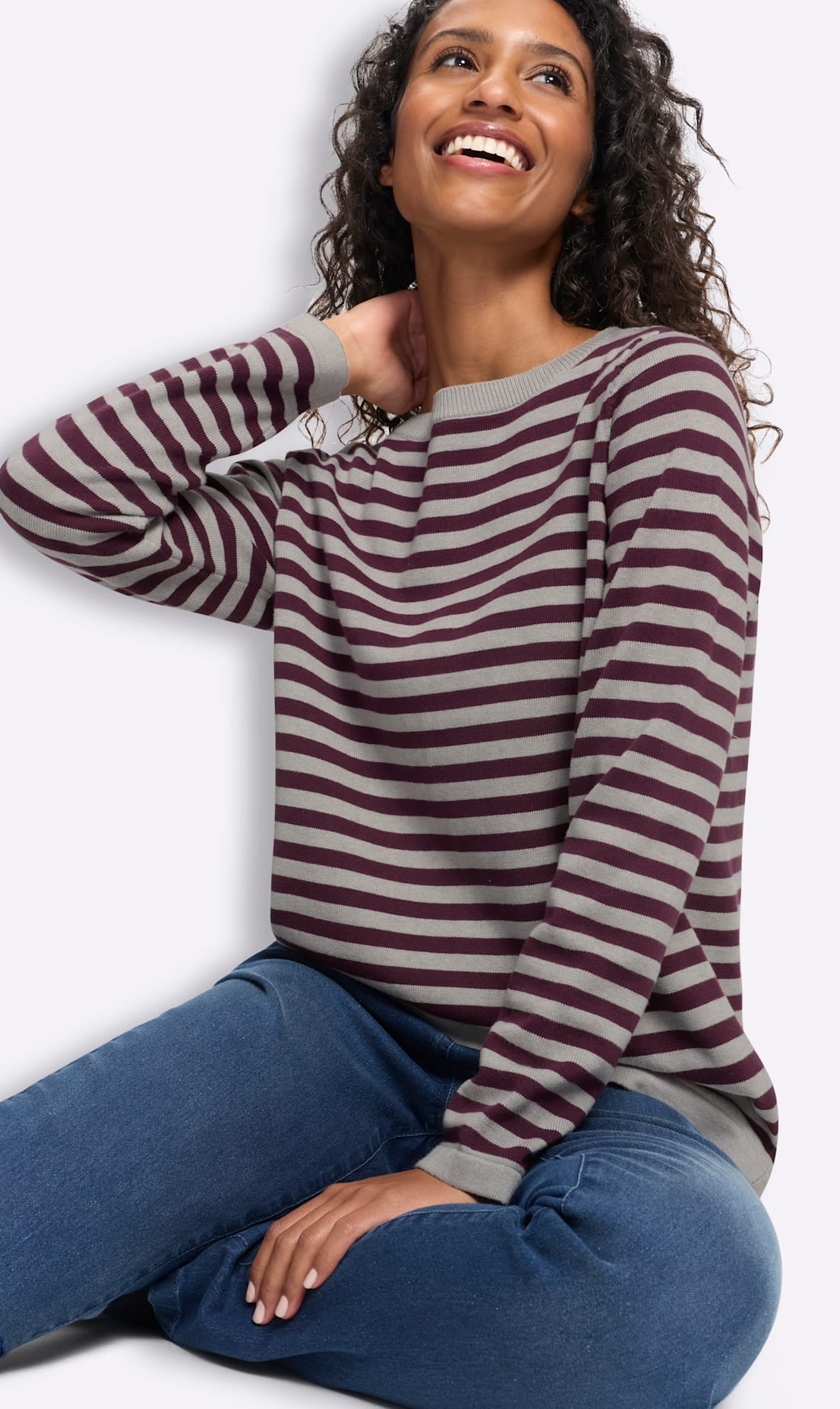 heine Strickpullover »Ringel-Pullover«