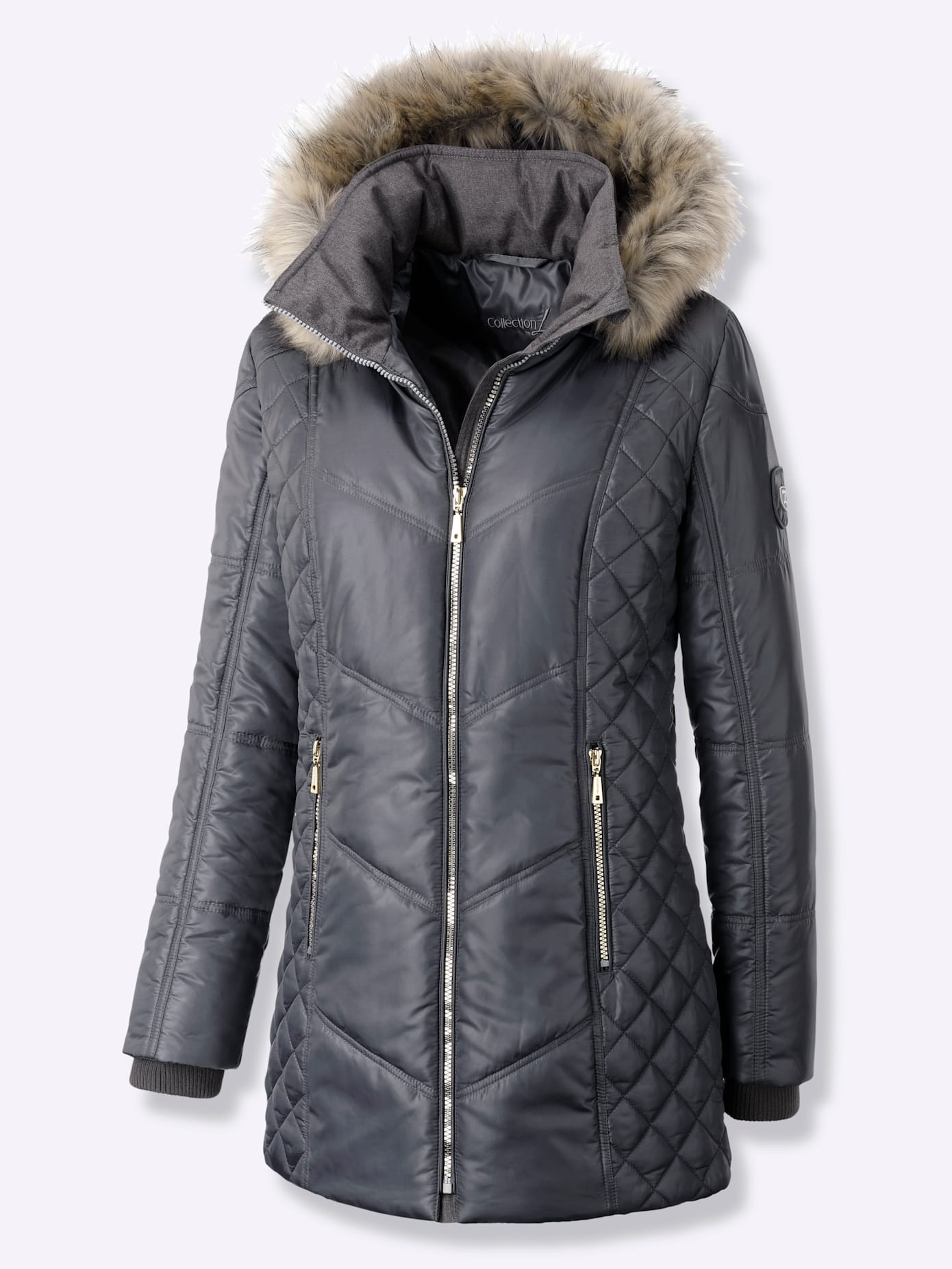 Casual Looks Steppjacke mit Kapuze