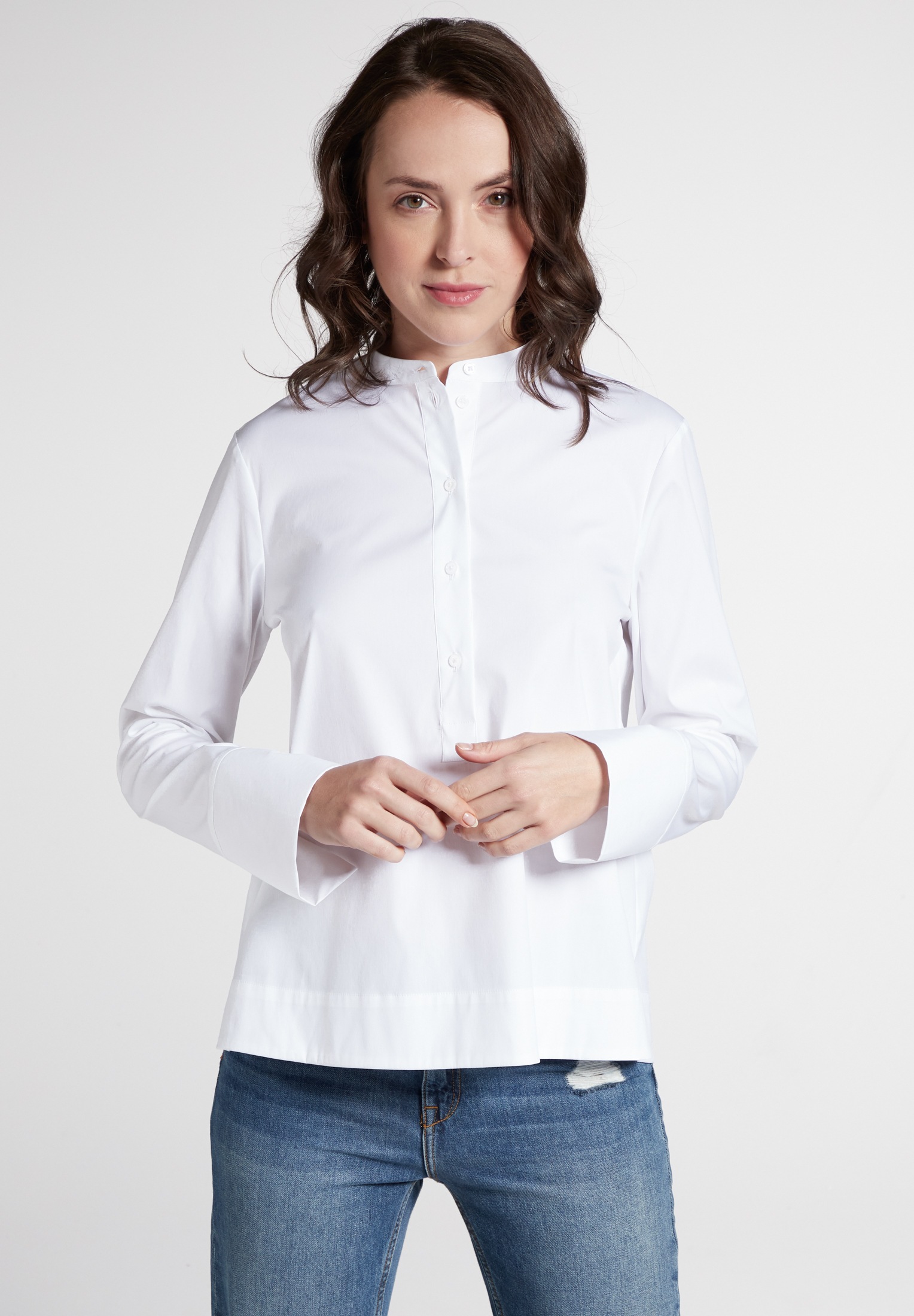 Langarm Bluse »1863 by ETERNA - PREMIUM«