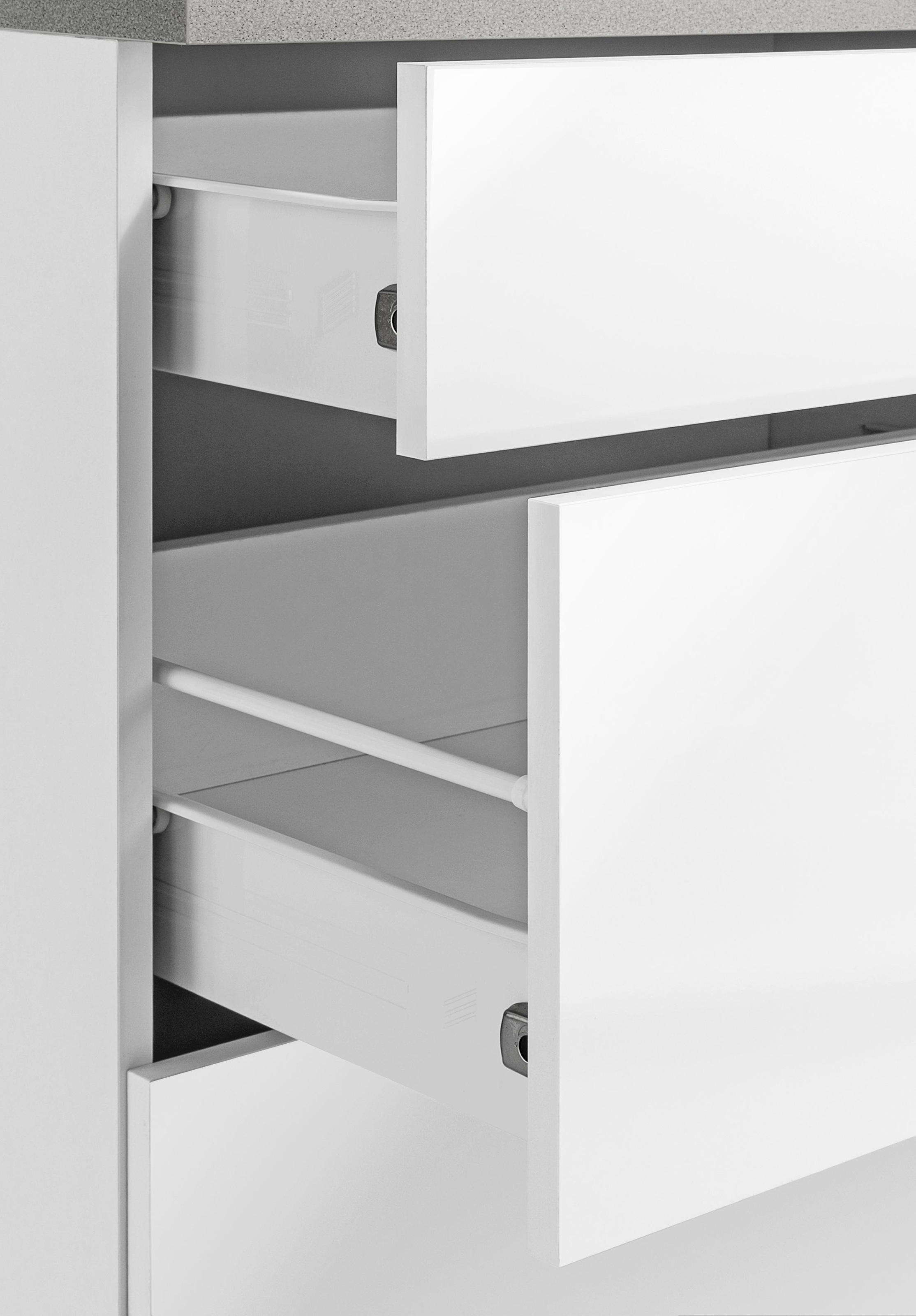 wiho Küchen Unterschrank »Cali« 90 cm breit, mit 2 grossen Auszügen