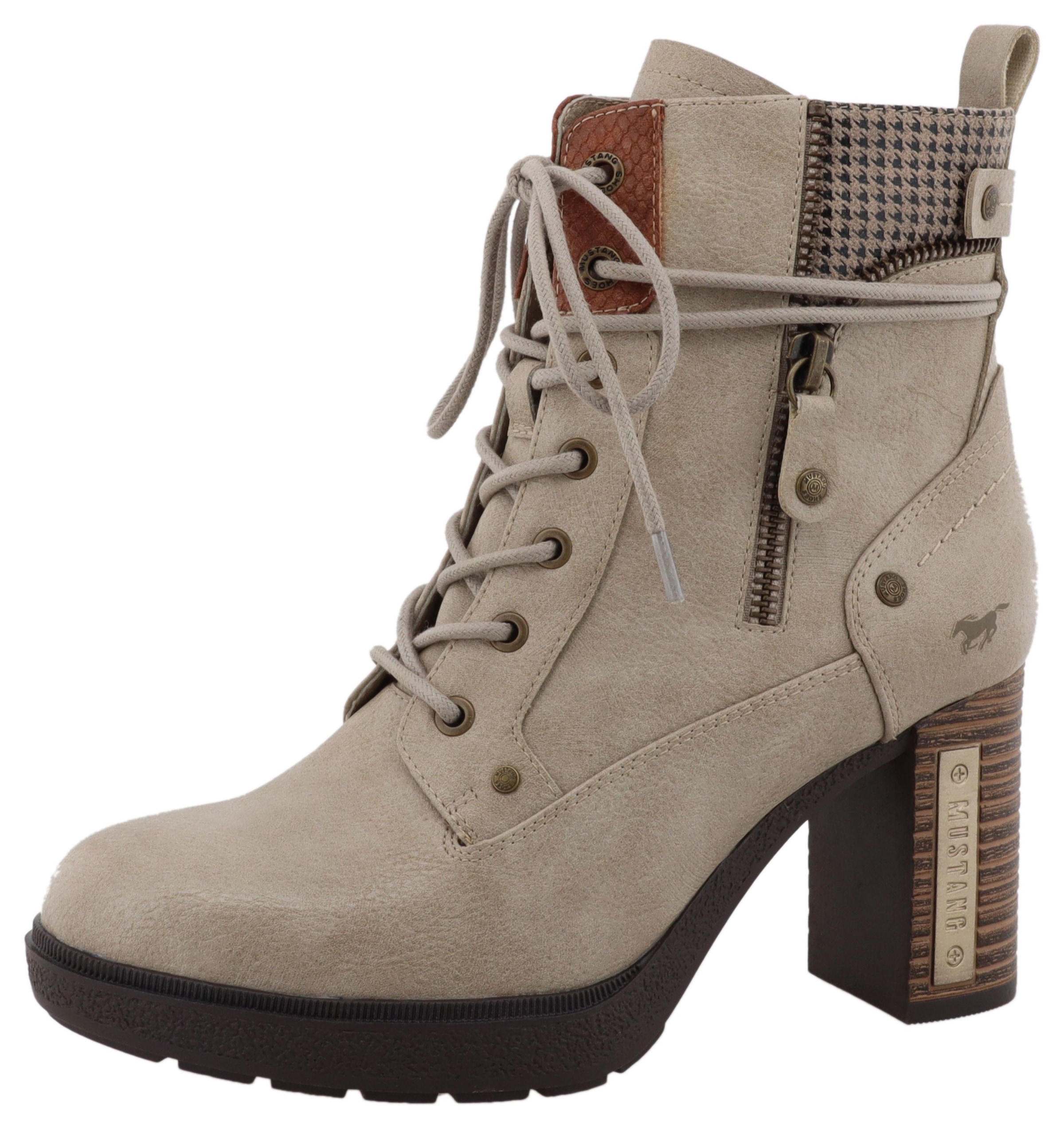 Image of Mustang Shoes Winterstiefelette "Nana" Schnürstiefelette mit wärmendem Textilfutter