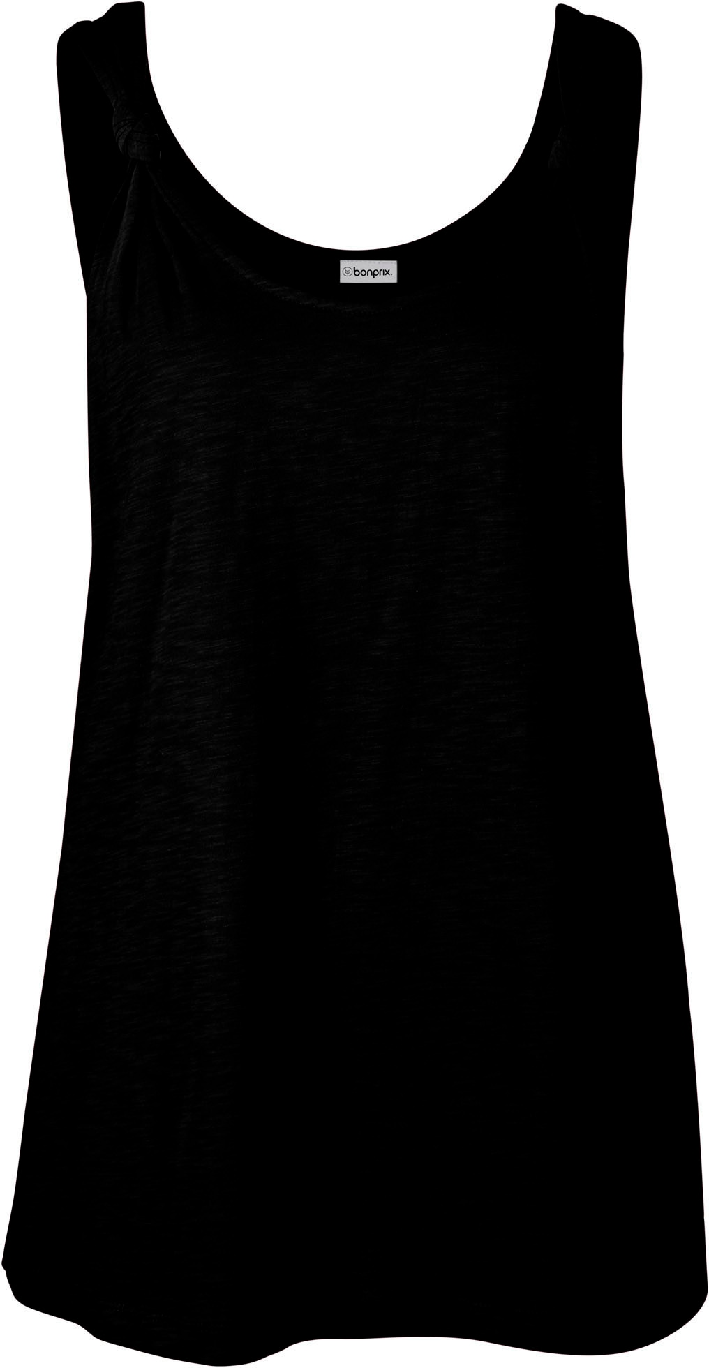 bonprix Haut de chemise 1 pièces A-Linie Passform, mit Knotendetail an den Trägern, aus Baumwolle