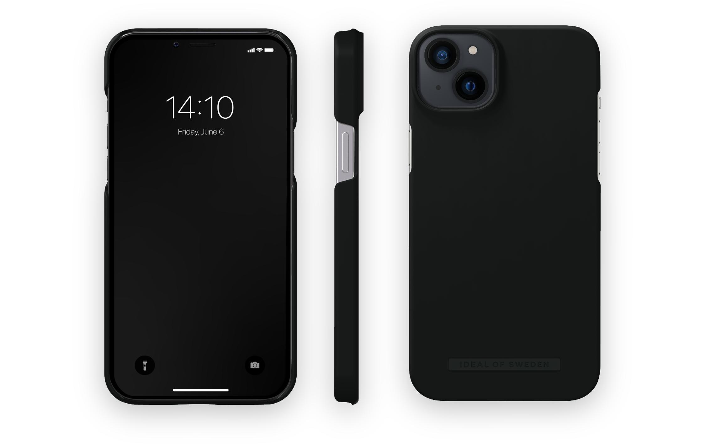 iDeal of Sweden Smartphone-Hülle »Coal Black iPhone 14 Plus«