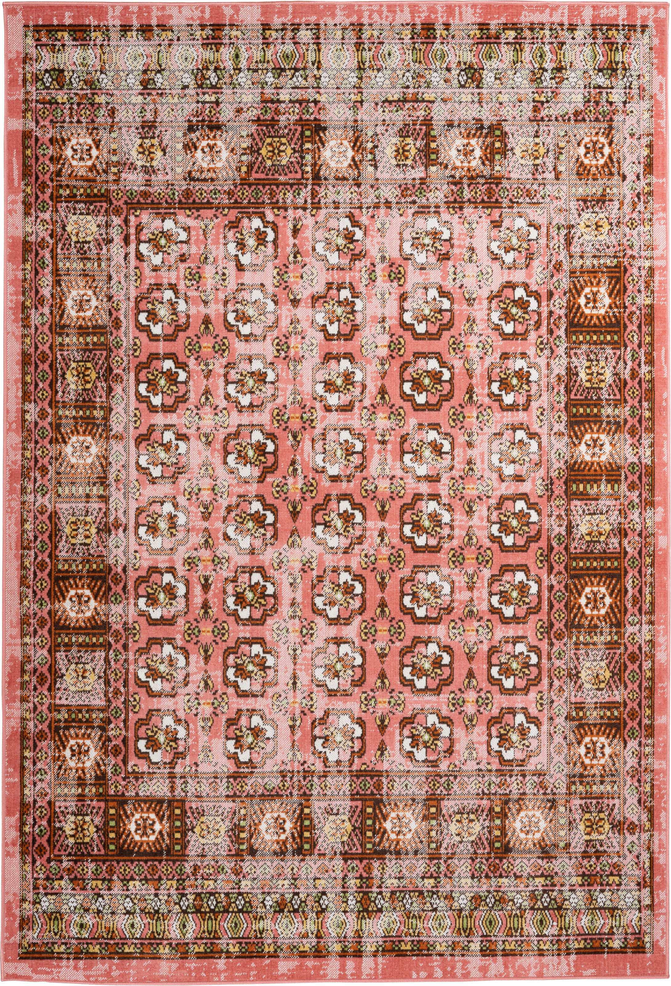 me gusta Teppich »Ariya 625« rechteckig 6 mm Höhe Flachflor, gekettelt, Wohnzimmer