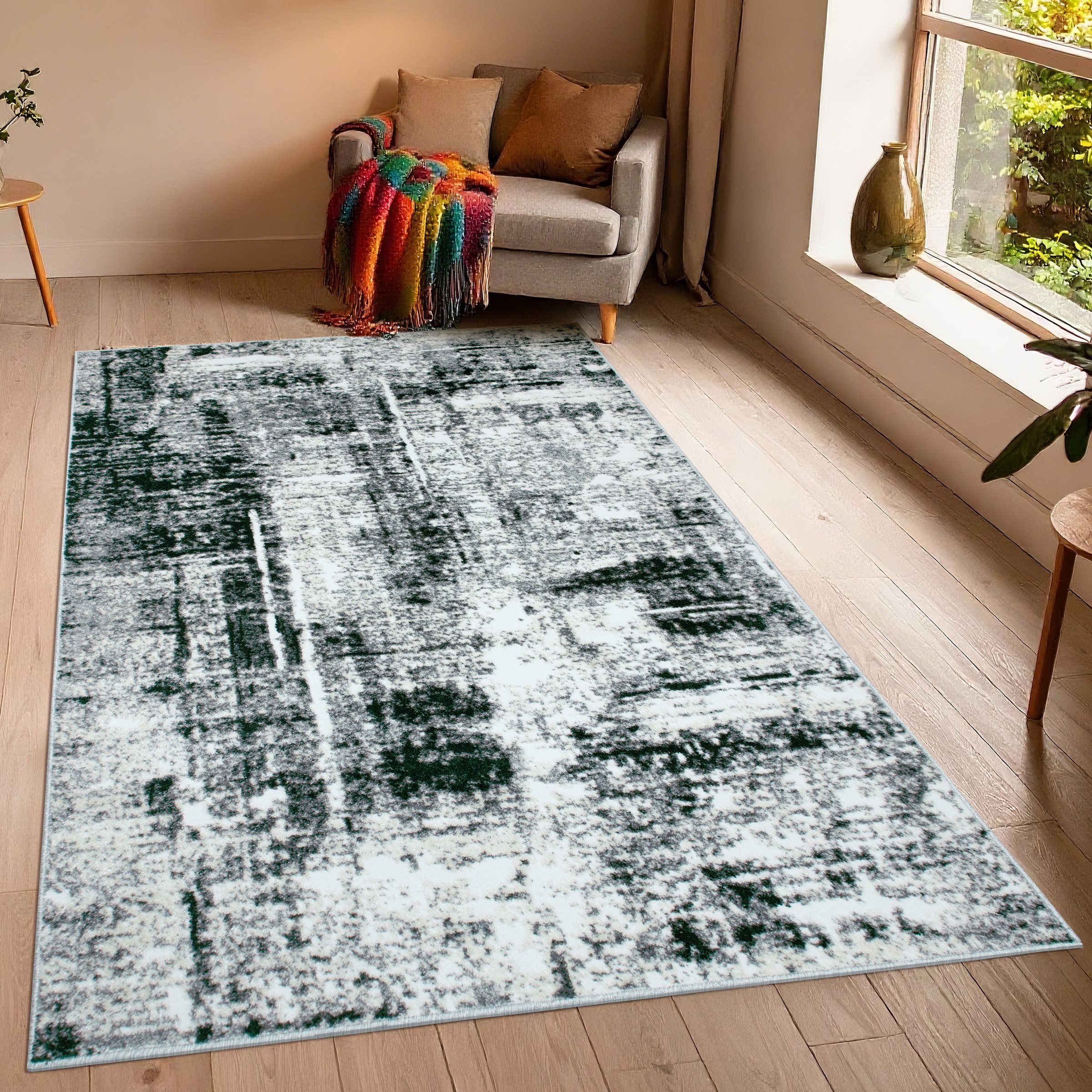 my home Tapis »Salsa« Rectangulaire 9 mm Höhe mit besonders weichem Flor, Kurzflor, im Vintage-Look, dichte Qualität