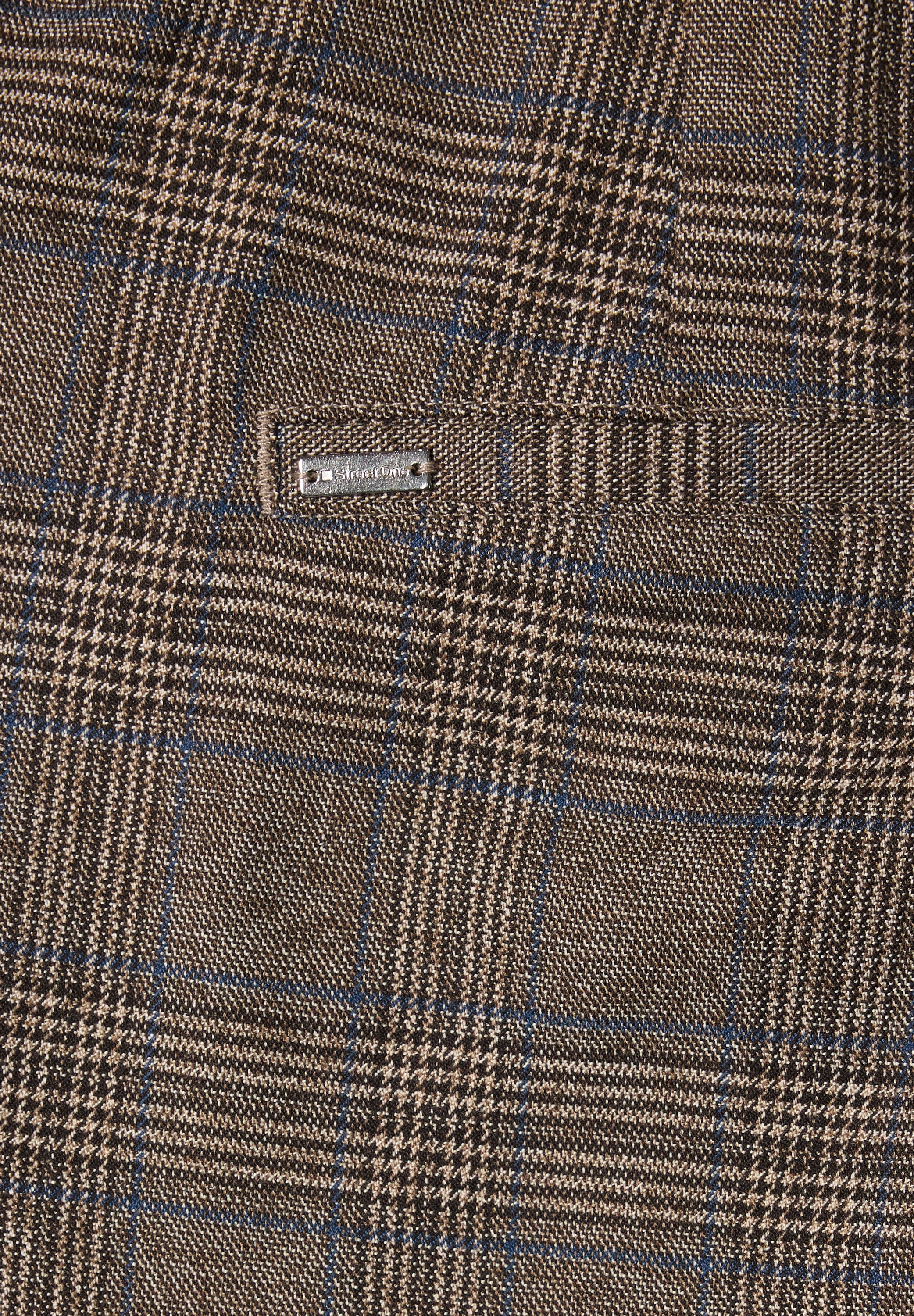 STREET ONE Pantalon en tissu »Style Bonny«  avec motif à carreaux / bande élastique avec cordon