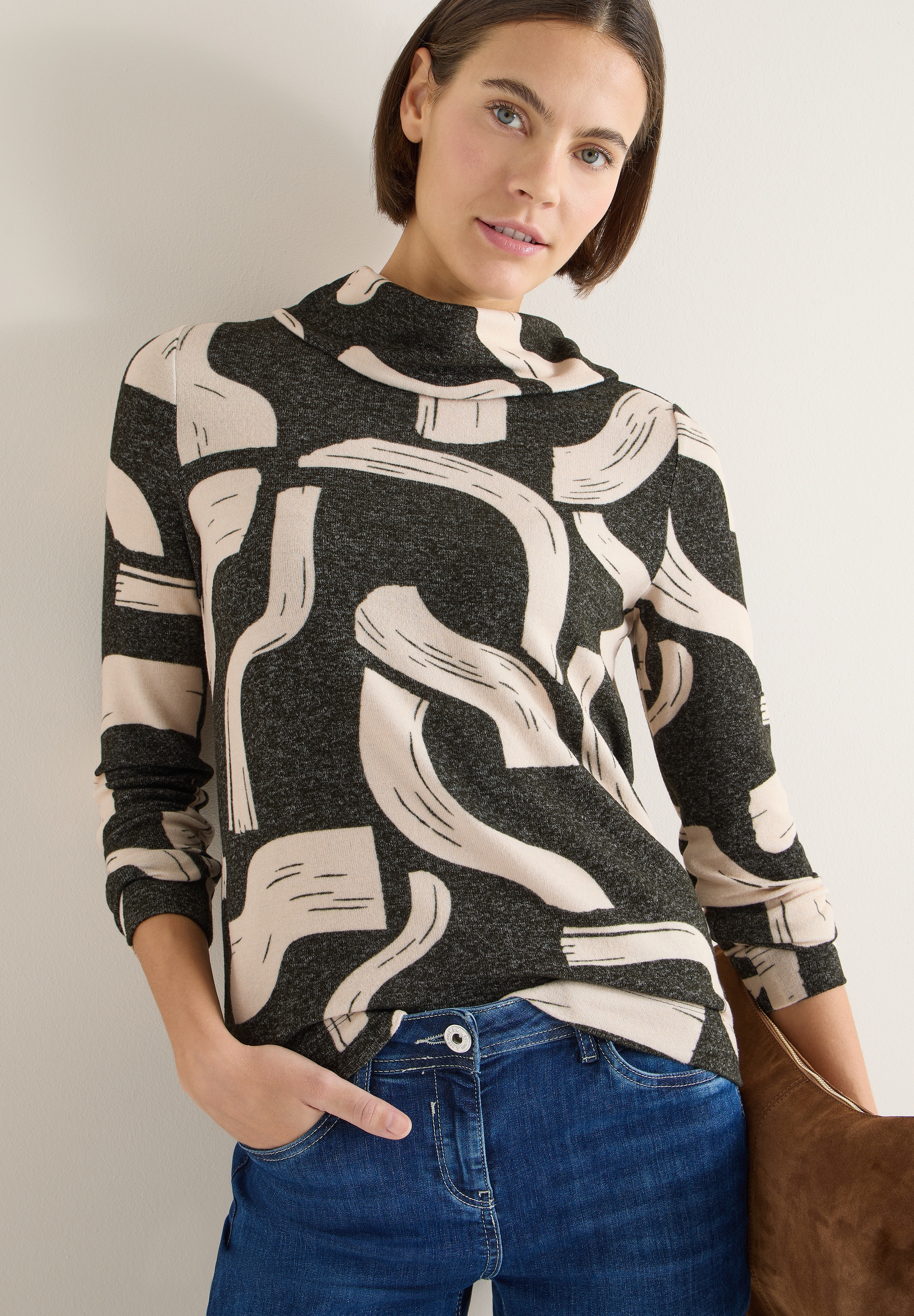 Image of Cecil Sweater, mit grafischem Muster