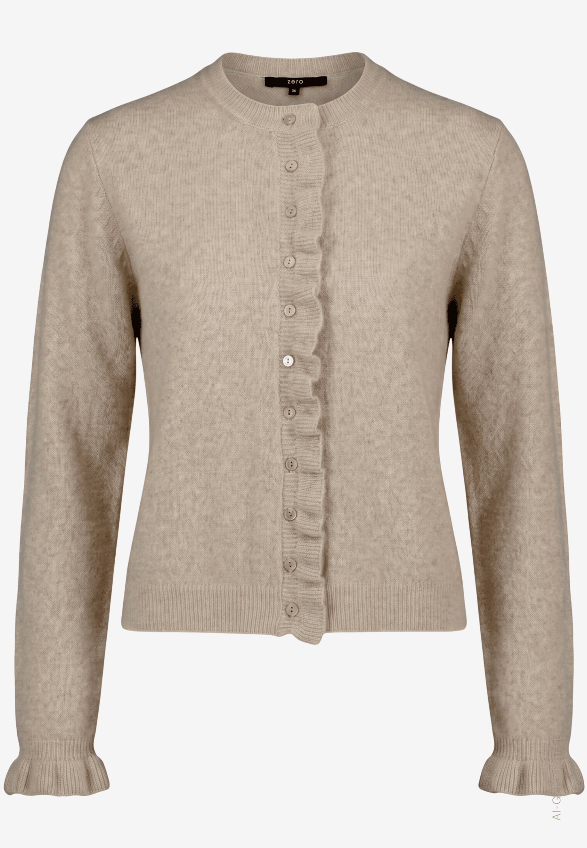 Zero Cardigan Strickjacke mit Rüschen