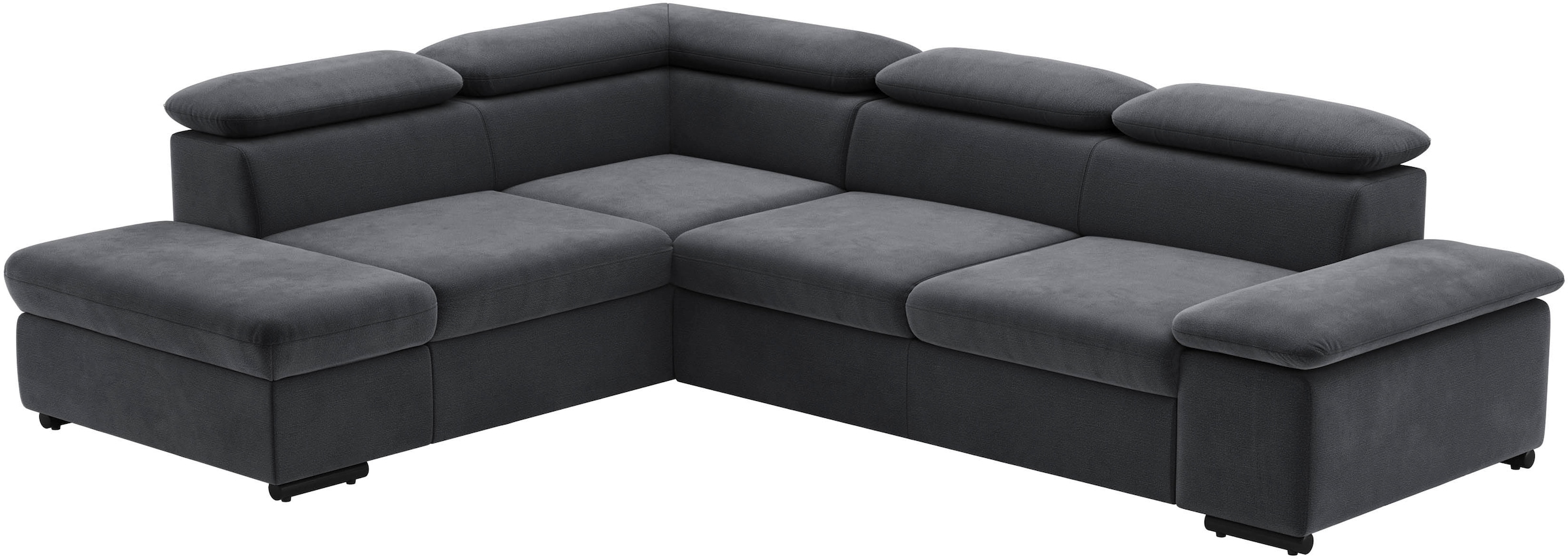 sit&more Ecksofa »Alcudia L-Form«, mit Armteilverstellung, optional Kopfteilverstellung und Bettfunktion