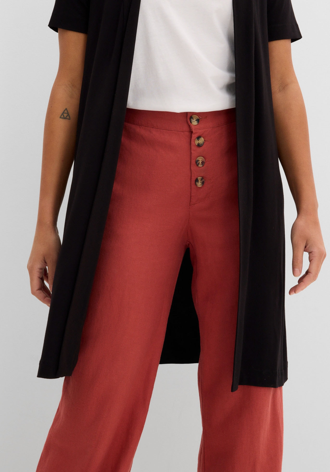 Image of bonprix Shirtjacke "Shirtjacke aus softer Viskose" lockere Passform, Kurzarm-Design, für vielseitige Anlässe