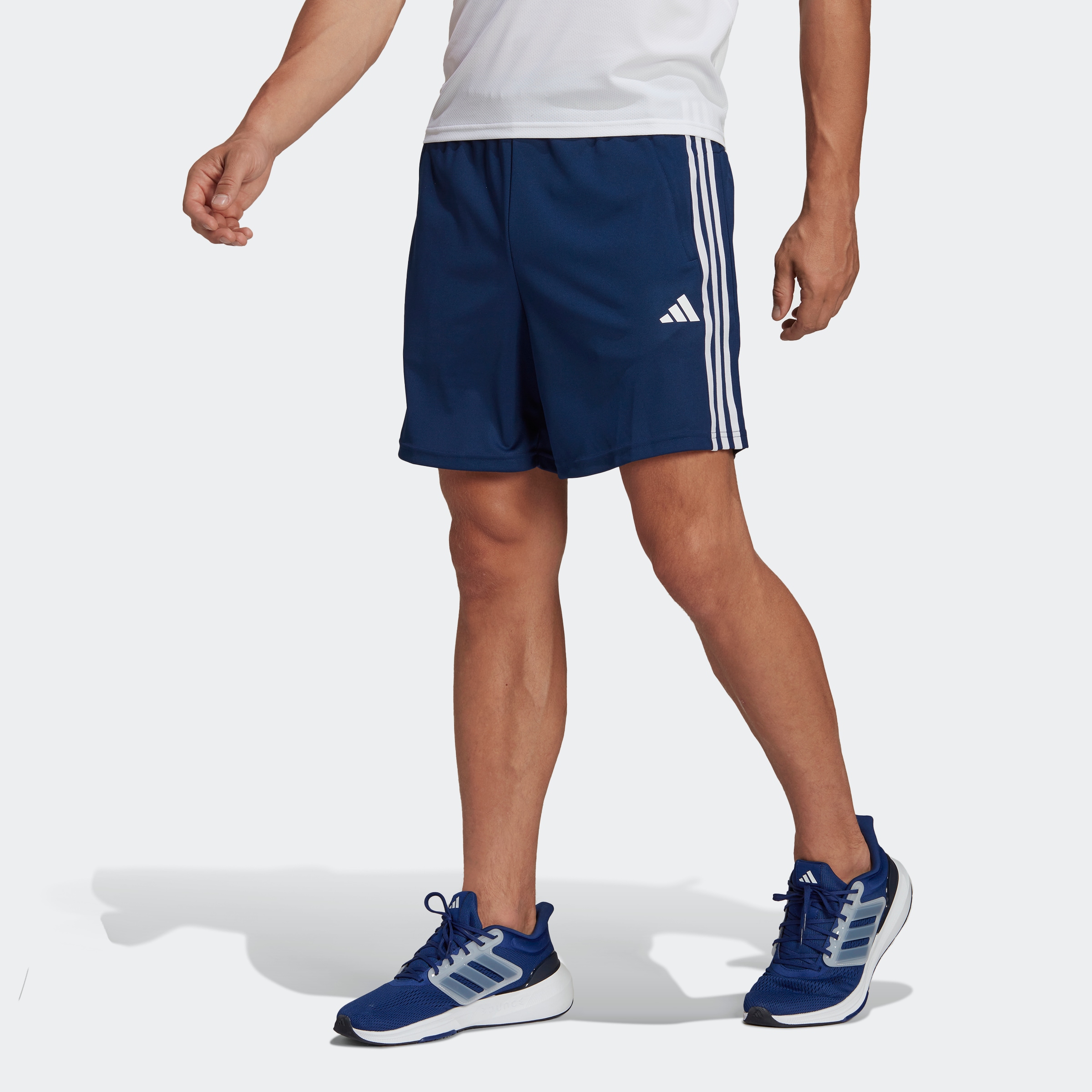Image of adidas Performance Shorts "TRAIN ESSENTIALS PIQUÉ 3STREIFEN TRAININGSSHORTS"