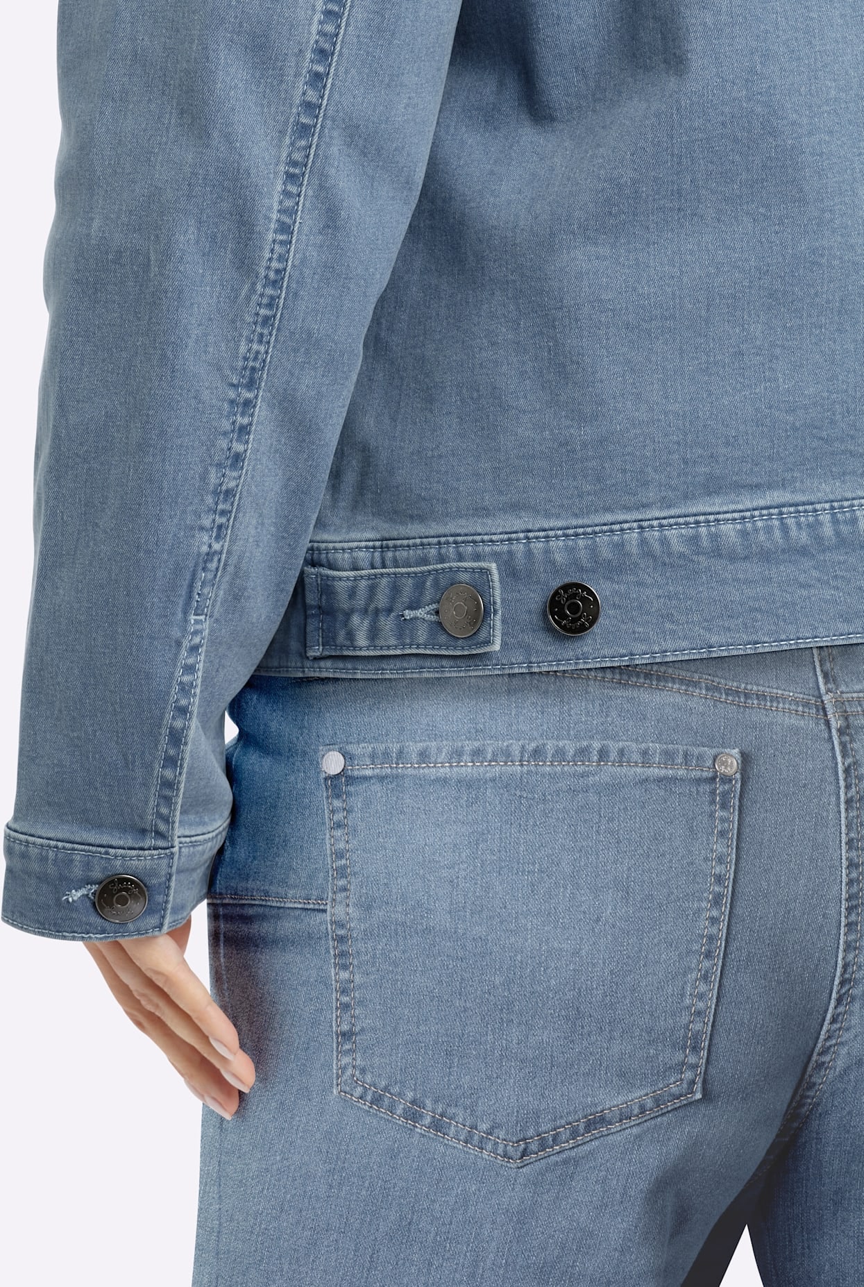 Sheego Blazer en jean »Jeansblazer«