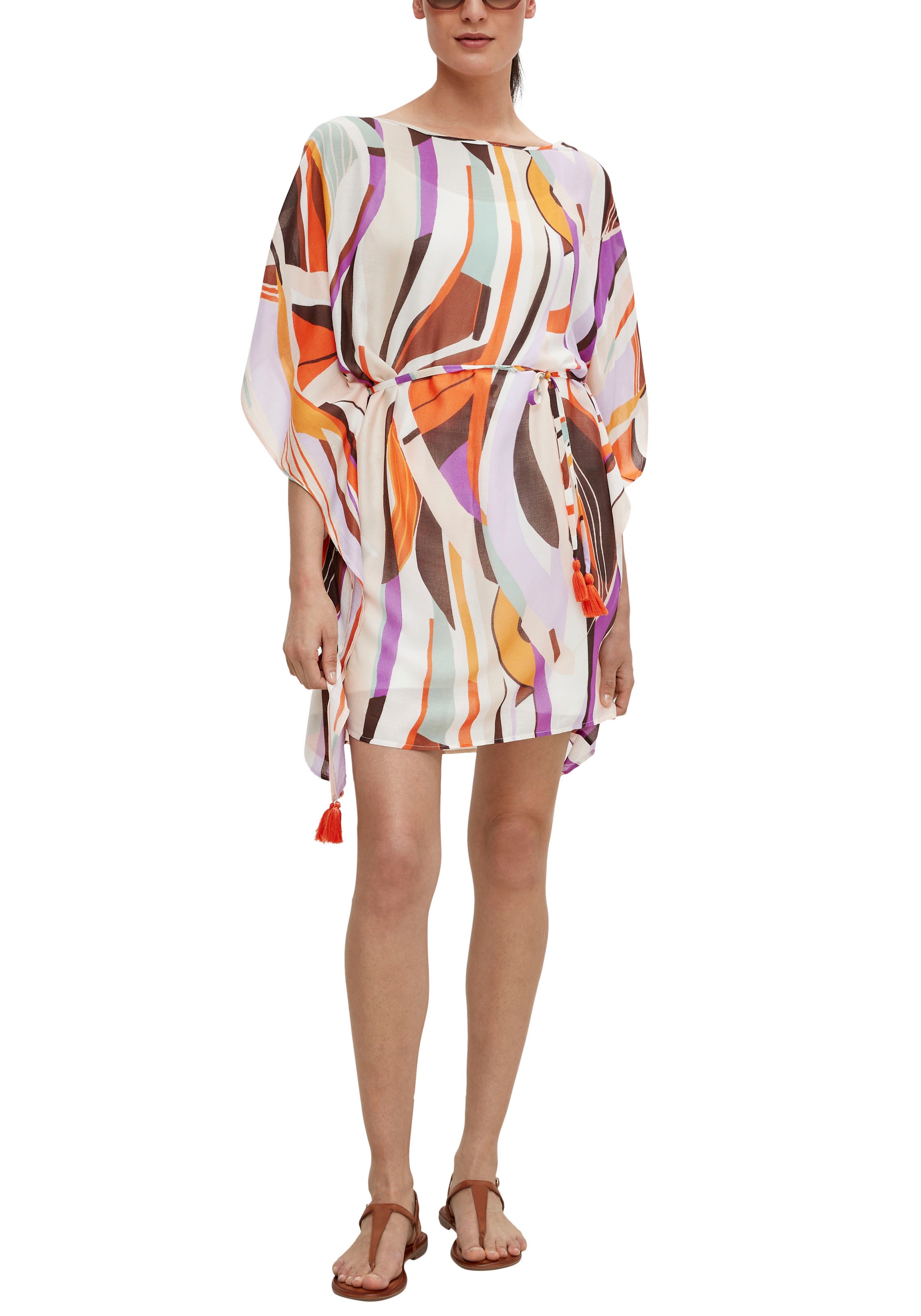 Image of Comma Blusenponcho, mit Allovermuster bei Ackermann Versand Schweiz