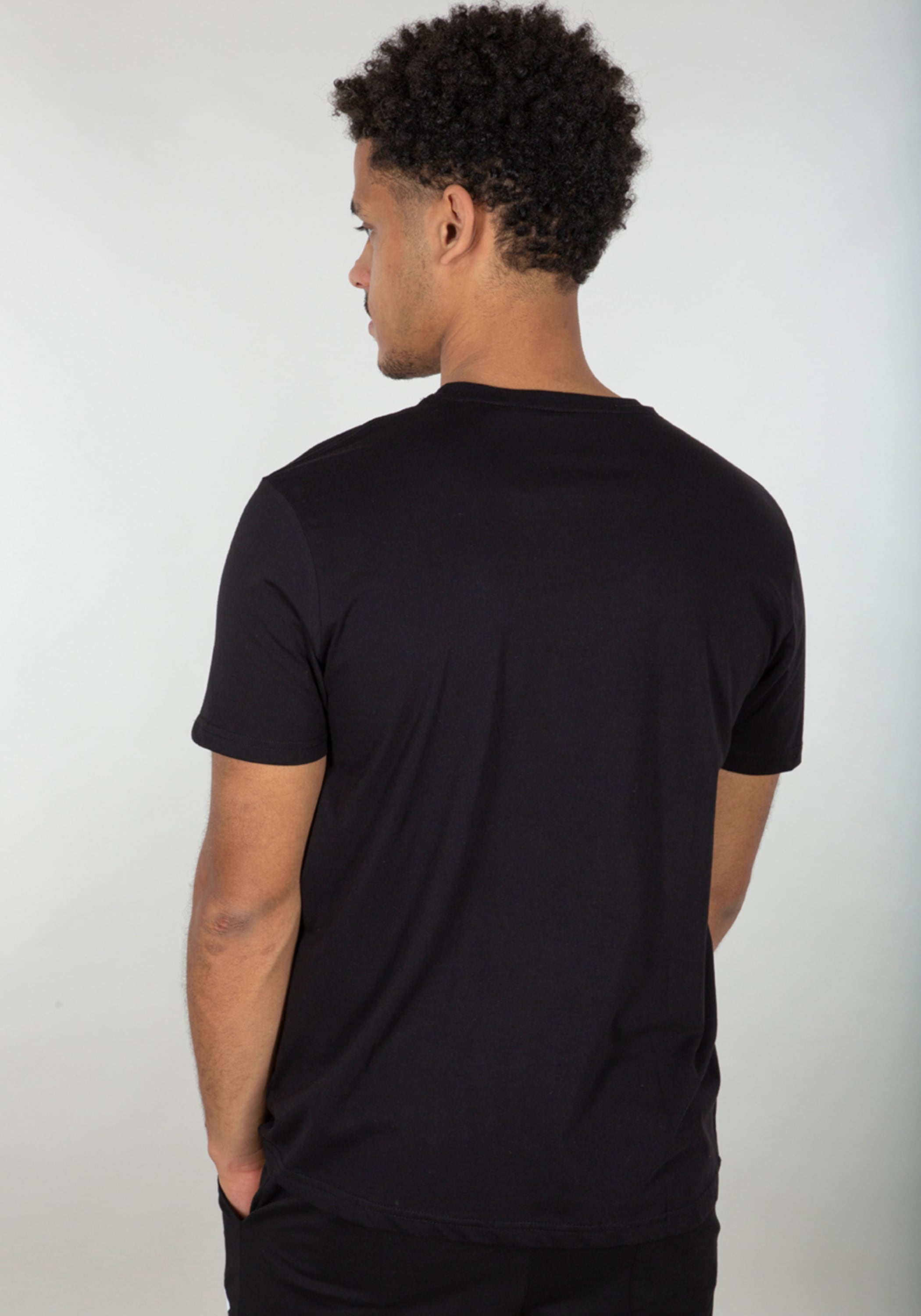 Alpha Industries T-Shirt »Alpha Industries Men - T-Shirts Rainbow Reflective Label T«