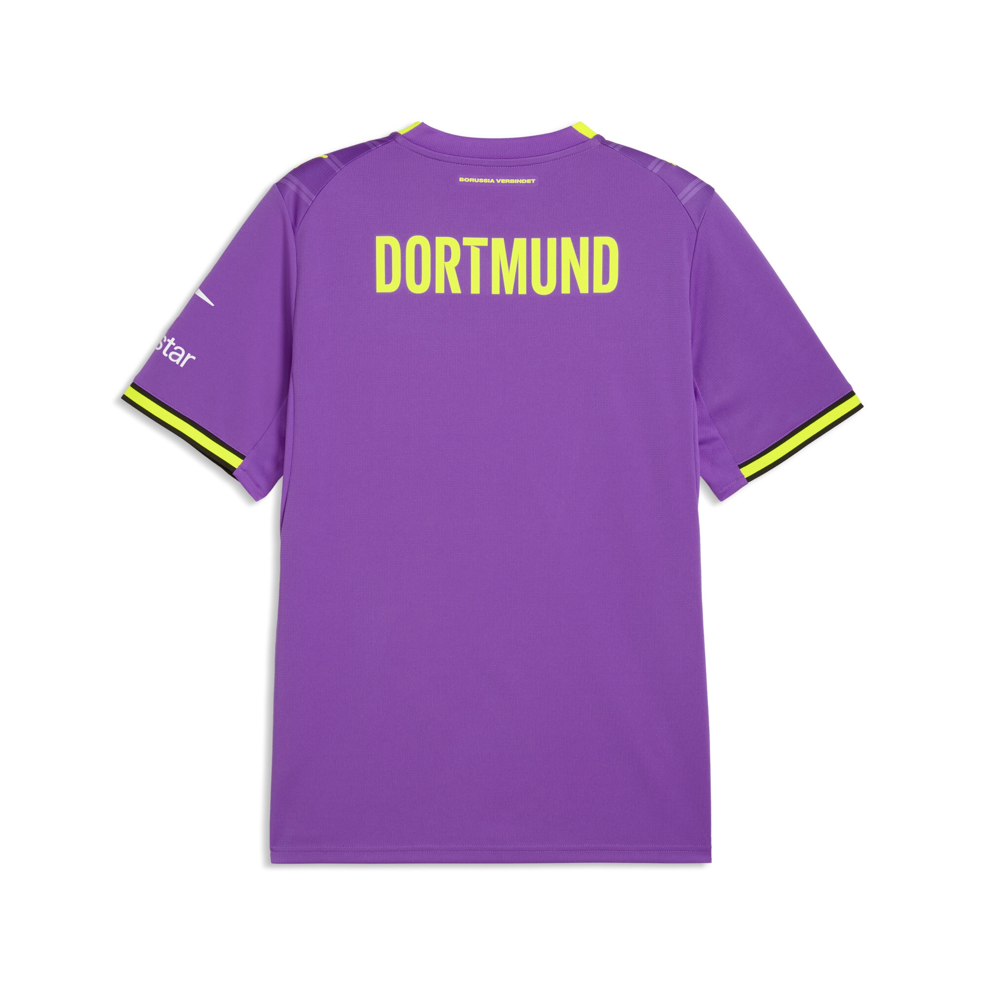 PUMA Maillot de foot »BVB THIRD JERSEY REPLICA« avec col rond, technologie DryCELL, respirant