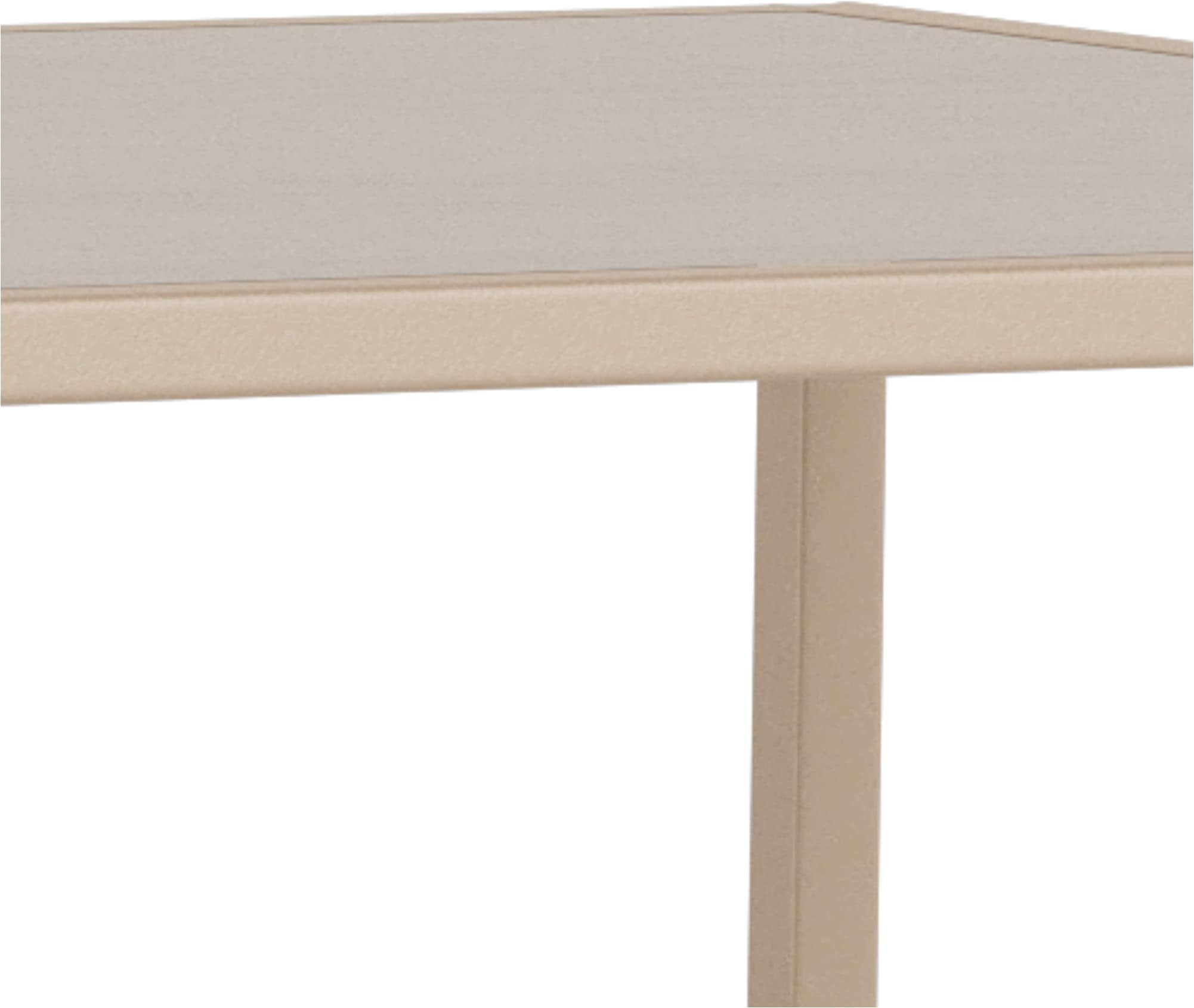 ACTONA GROUP Table basse »Seaford Kaffeetisch, Wohnzimmertisch« table basse rectangulaire, grise, avec structure en acier, 100x50x40 cm