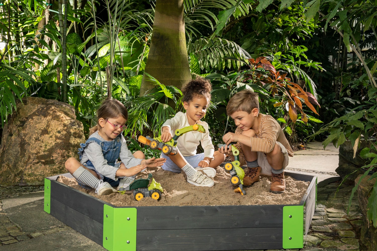 BIG Spielzeug-Bagger »Power Worker Mini Dino Diplodocus«, Made in Germany