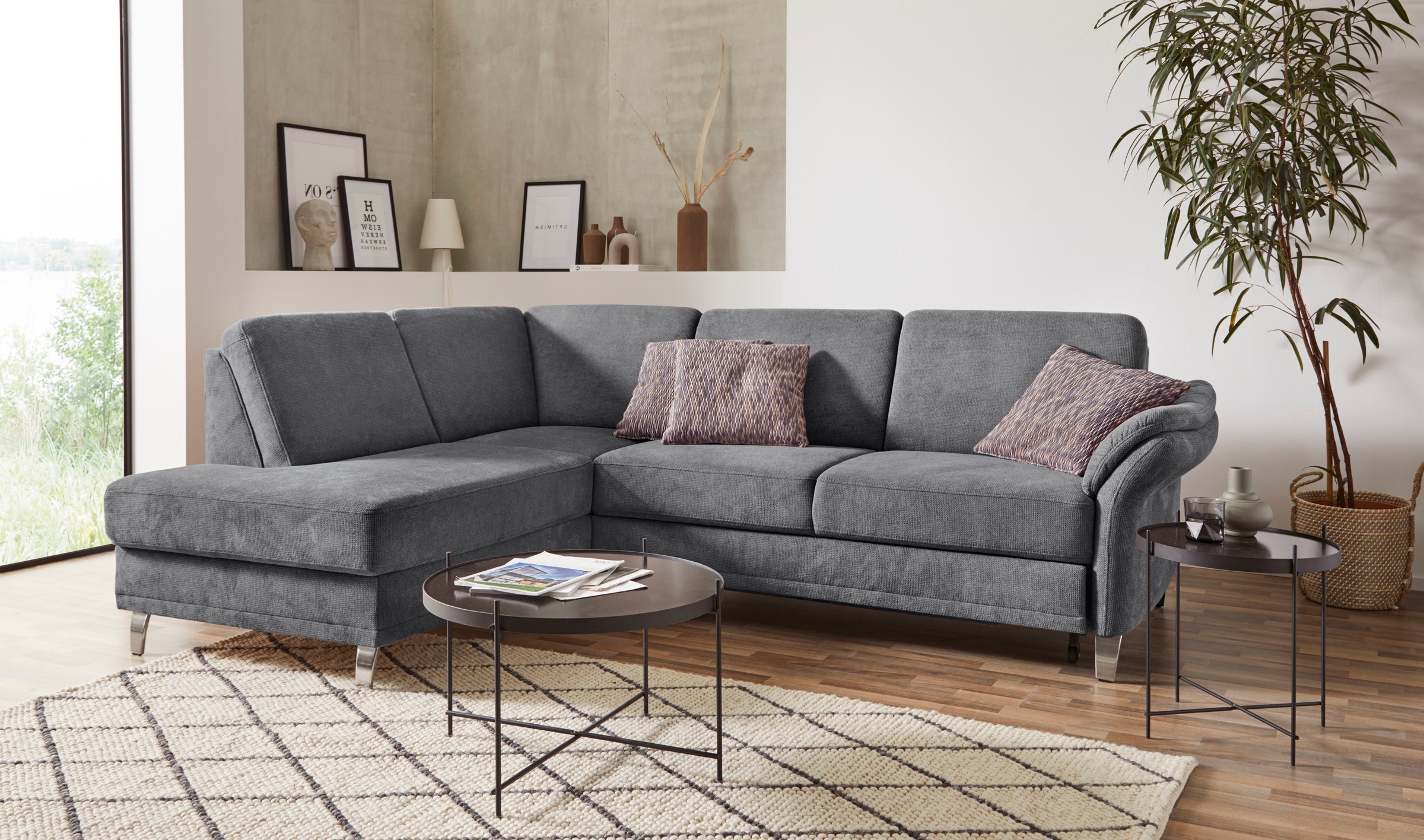 Image of sit&more Ecksofa "Clio L-Form" wahlweise mit Bettfunktion und Bettkasten, inklusive Federkern