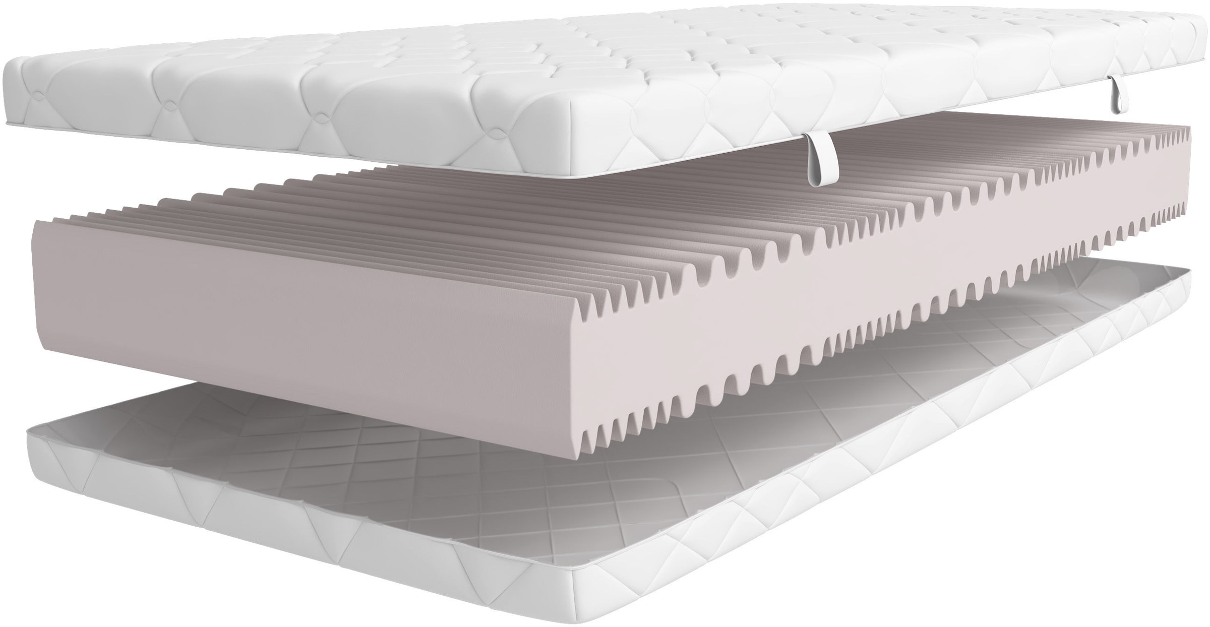 GOODproduct »Luxus 17,  7 Zonen Matratze 90x200 cm, 140x200 cm & weitere Grössen« 17 cm hoch Raumgewicht: 30 kg/m³ 1-tlg., 1 Stk. tlg. Wendematratzen H2 / H3 / H4, ergonomisch, atmungsaktiv