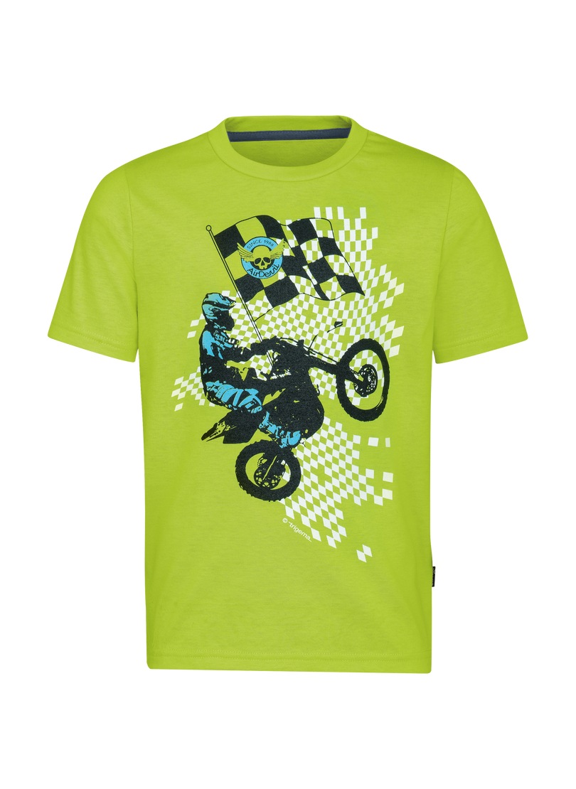 Trigema T-Shirt »TRIGEMA T-Shirt mit lässigem Motocross-Print«, (1 tlg.)