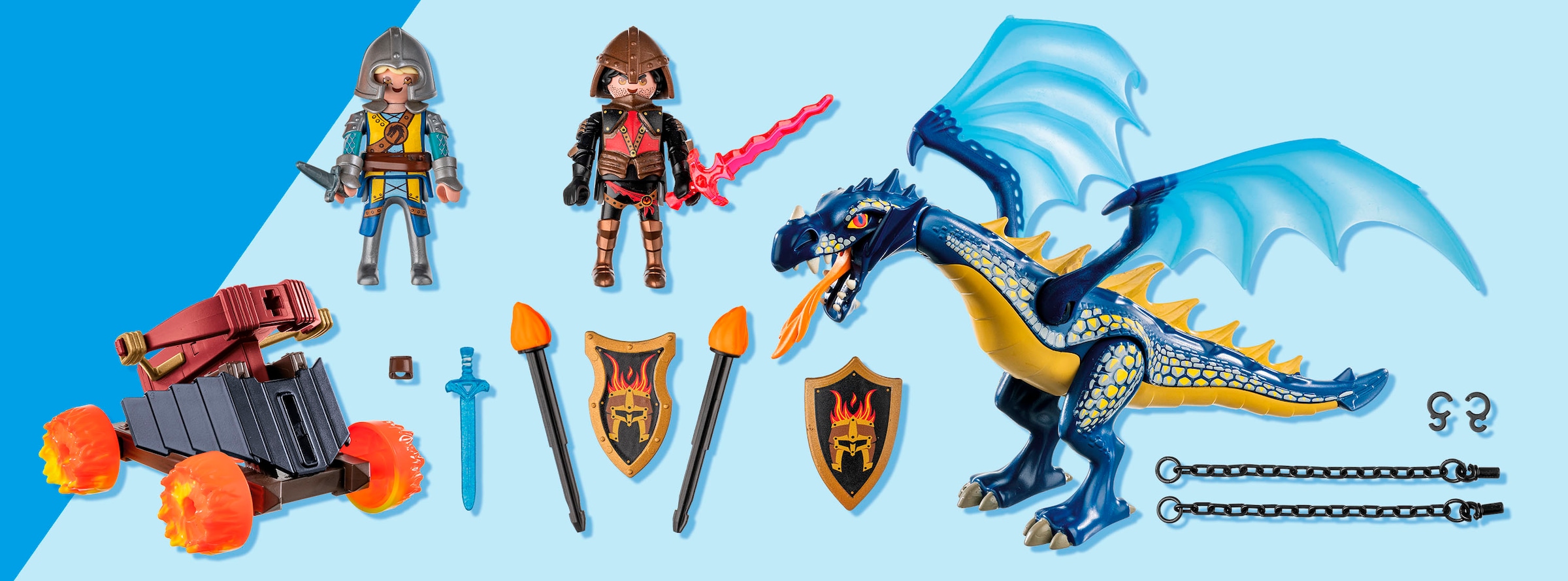 Playmobil® Jeu de construction »Drache im Gefecht (71644), Novelmore« Made in Europe