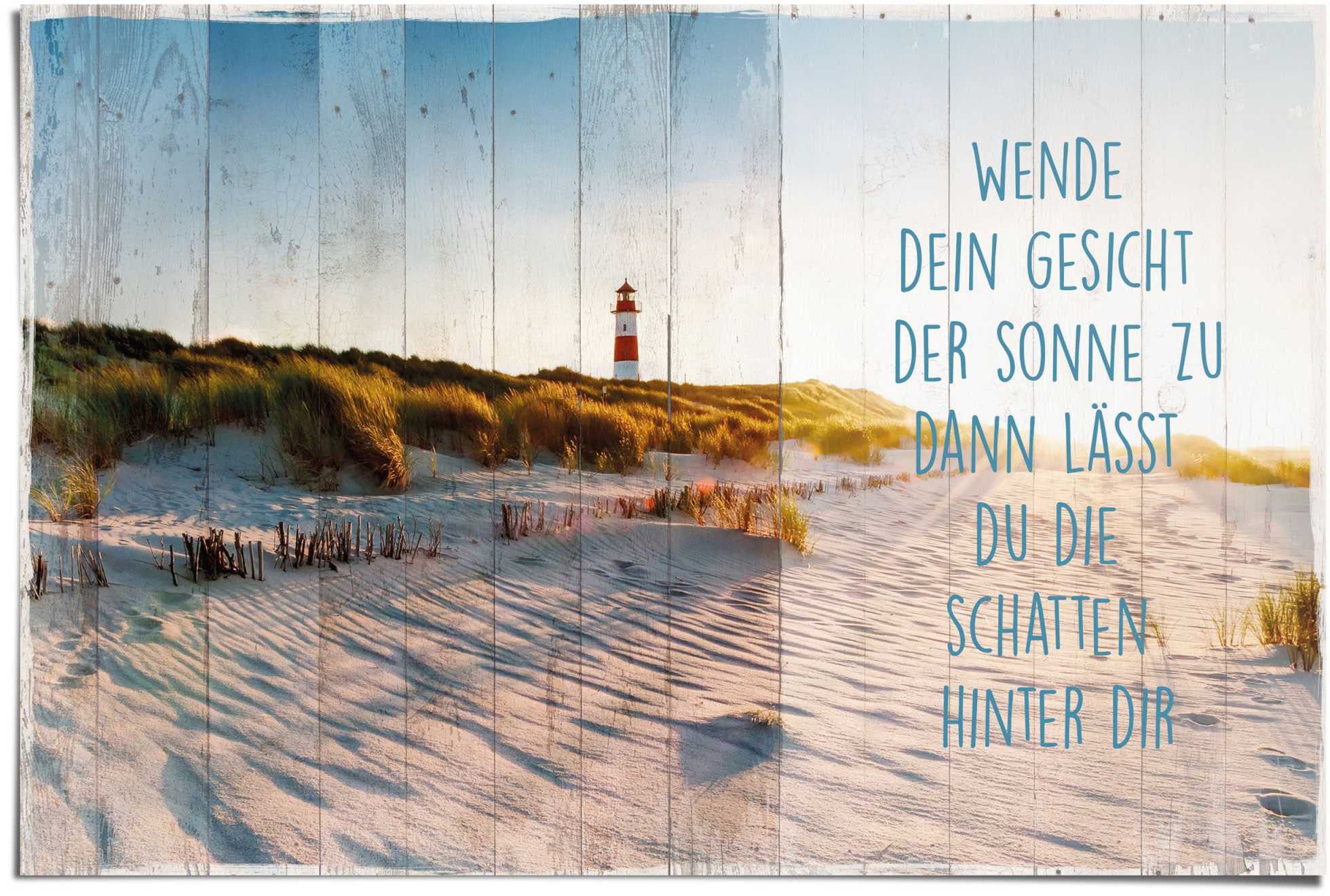 Image of Reinders Poster "Sonne am Strand" 1 Stk. tlg.
