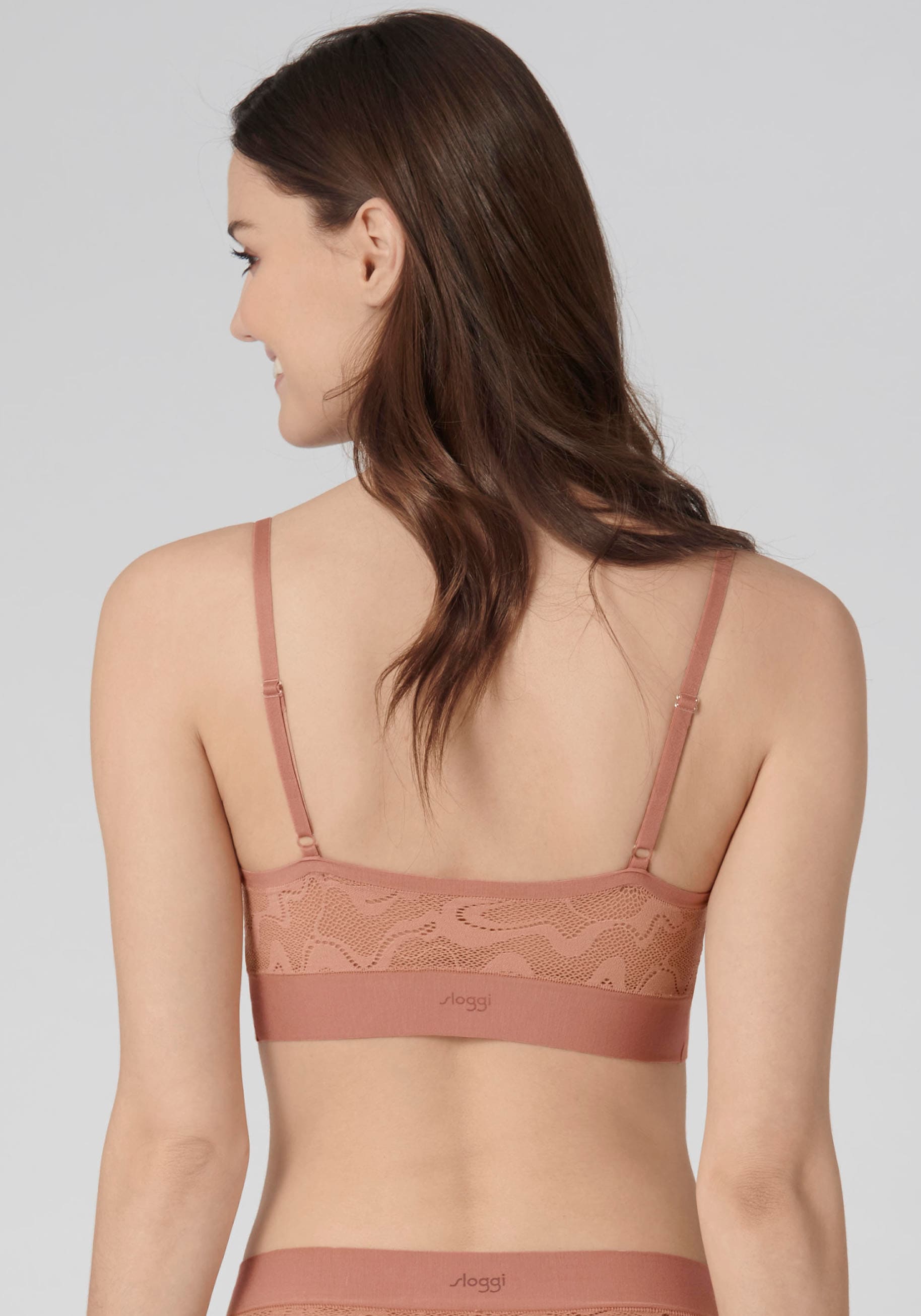 Sloggi Bralette-BH »GO ALLROUND LACE«, rundherum aus feiner Spitze, Basic Dessous