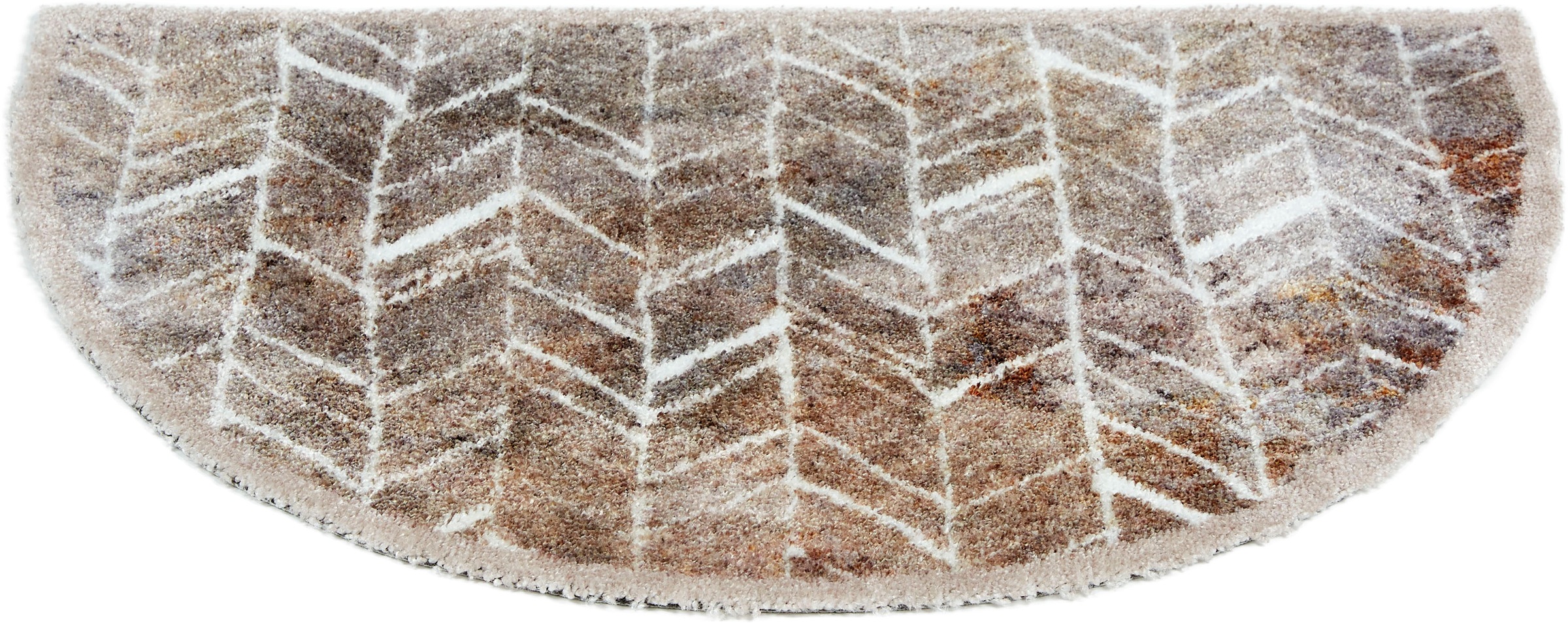 ASTRA Fussmatte »Pure&Soft 018« halbrund 7 mm Höhe Sauberlaufmatte, weiche Oberfläche, waschbar, rutschfest
