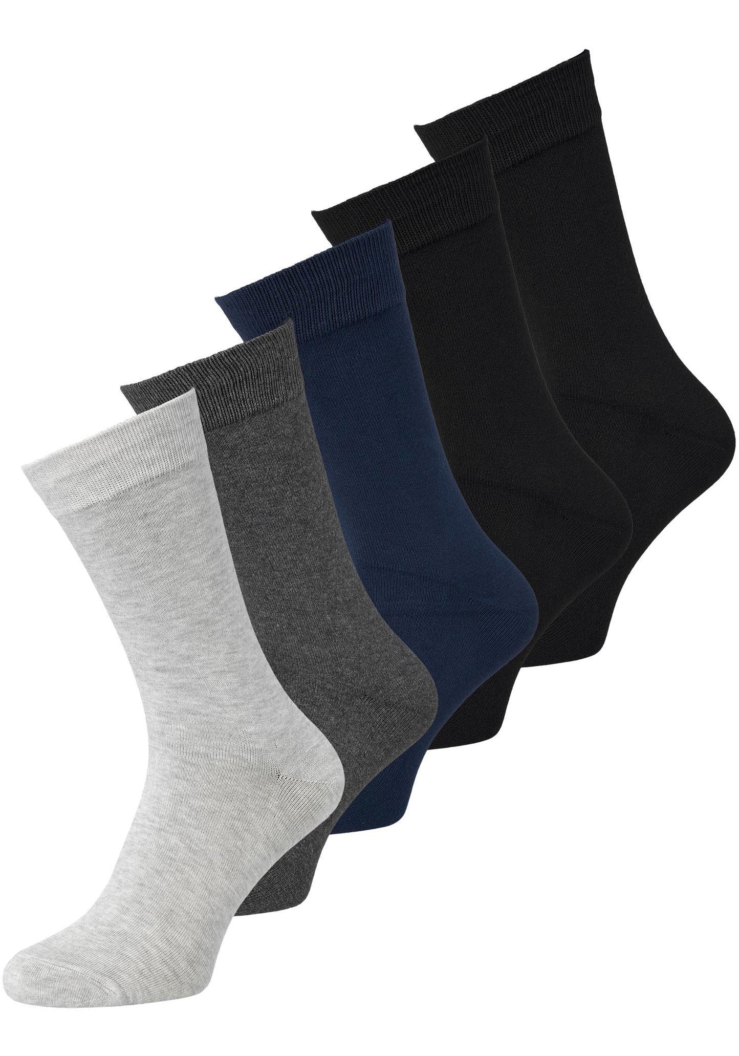 Image of Jack & Jones Basicsocken "JACBASIC BAMBOO SOCK 5 PACK NOOS" Packung, 5 Stk. tlg.