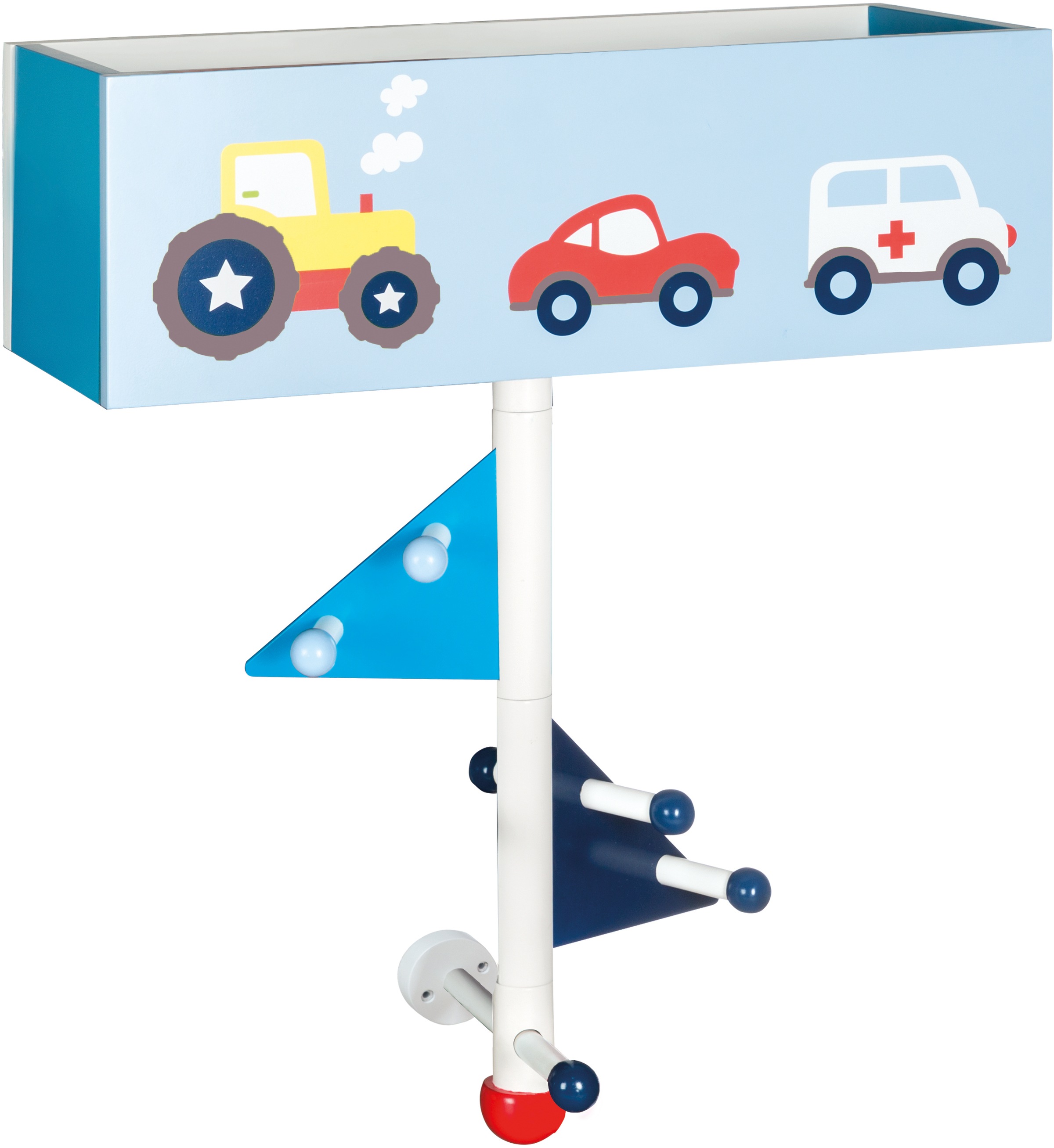 Image of roba® Garderobenleiste »Rennfahrer«, zur Beferstigung an der Wand bei Ackermann Versand Schweiz