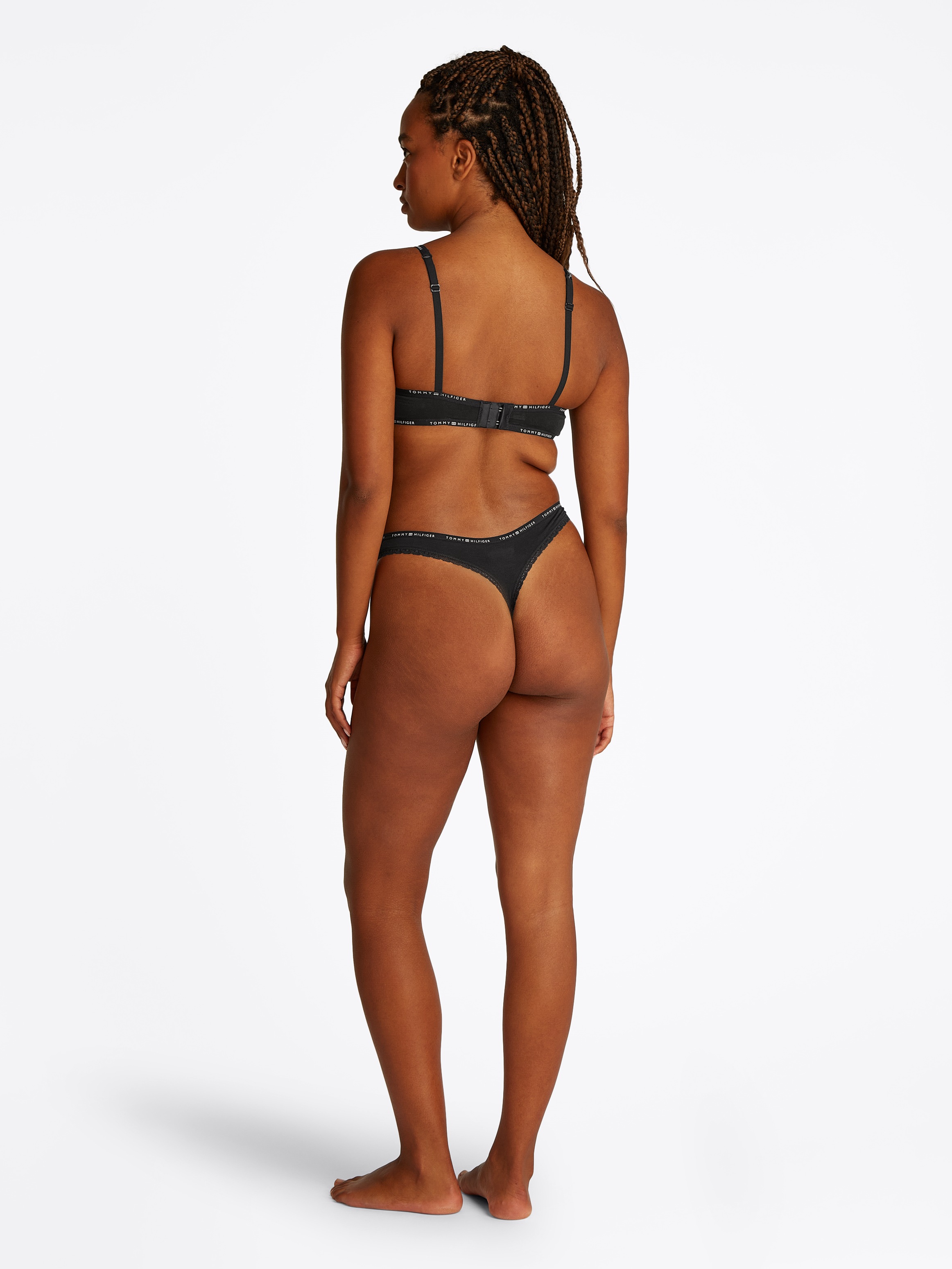 Tommy Hilfiger Underwear Tanga »3 PACK LACE THONG«, (Packung, 3 St., 3er), mit Spitzenkante