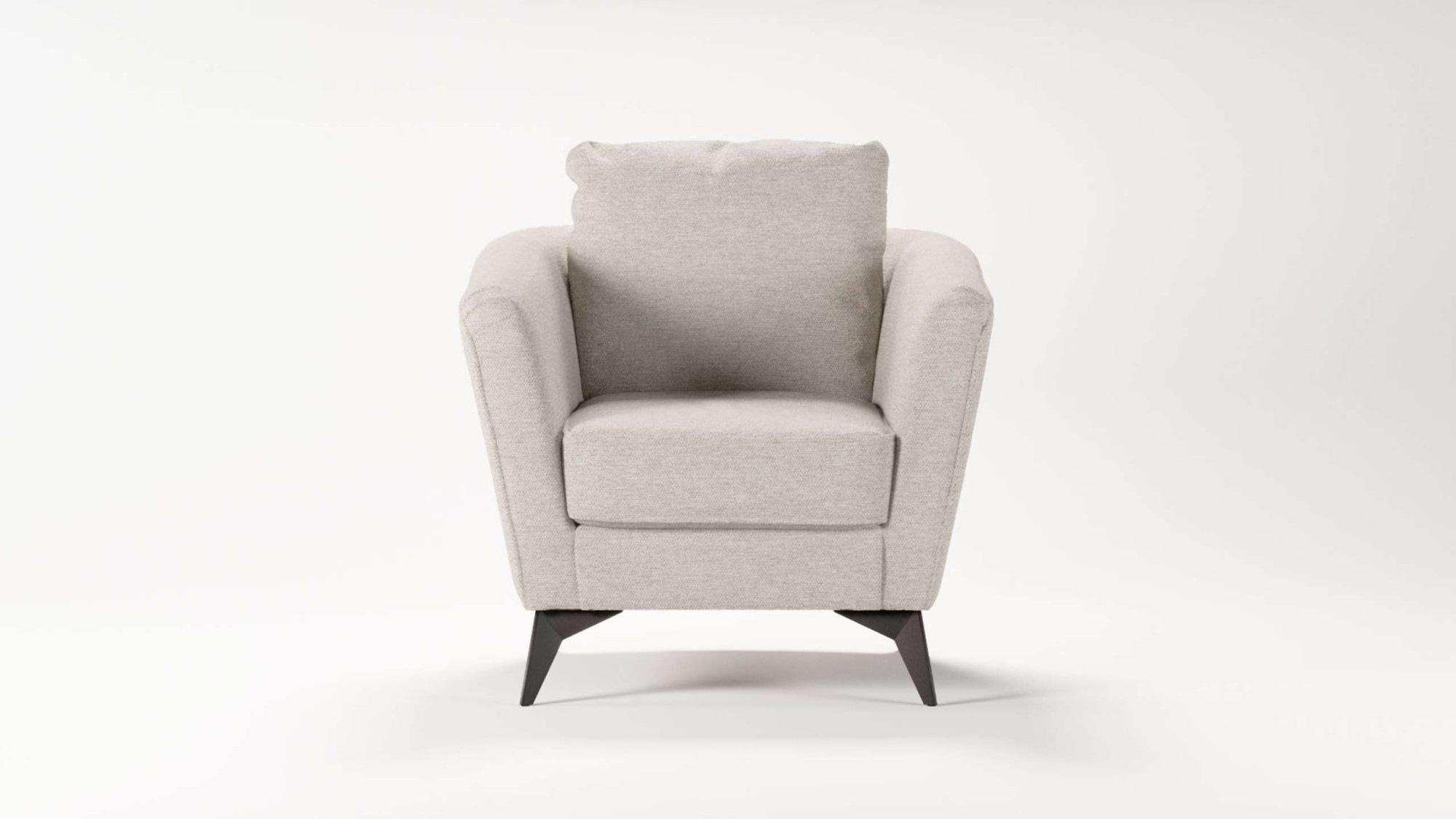 Places of Style Cocktailsessel »MATTHEW Sessel, Masse B/T/H: 83/85/88 cm«, modern, mit Rückenkissen