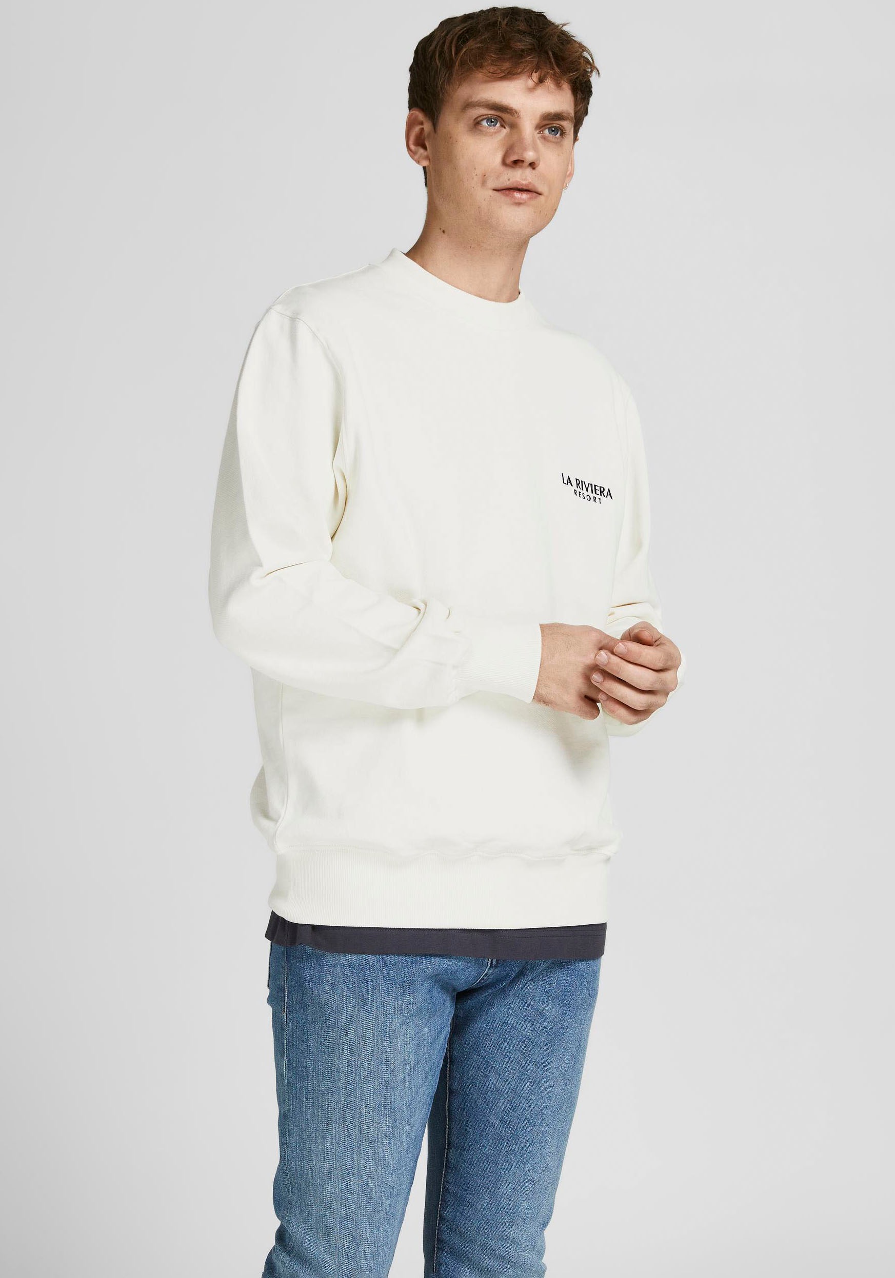 Image of Jack & Jones Sweatshirt »POSITANO EMB SWEAT« bei Ackermann Versand Schweiz