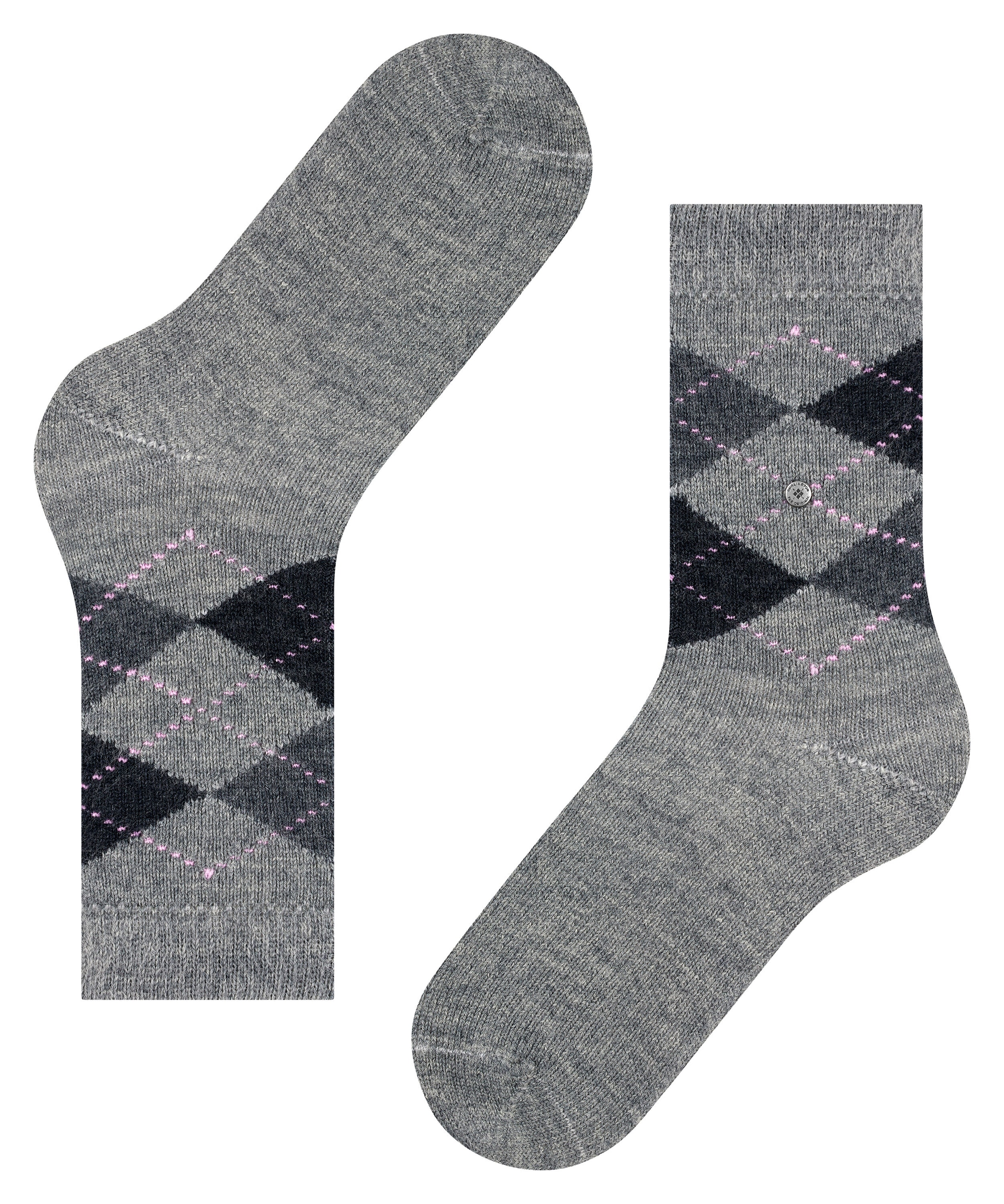 Burlington Chaussettes »Whitby« taille unique 36-41, motif argyle, toucher doux