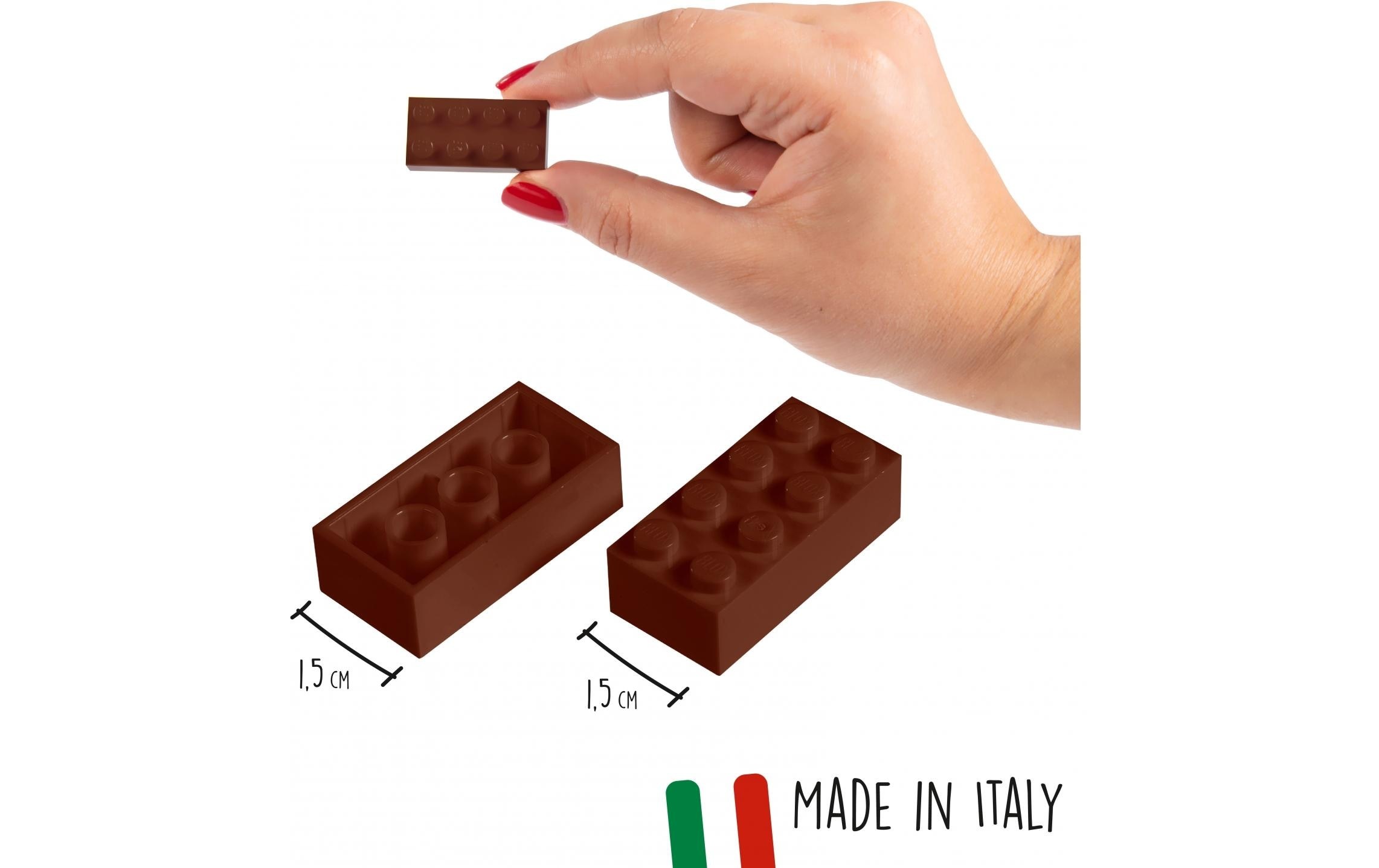 Blox Spielbausteine »Bausteine 500 braune 8er Steine lose«