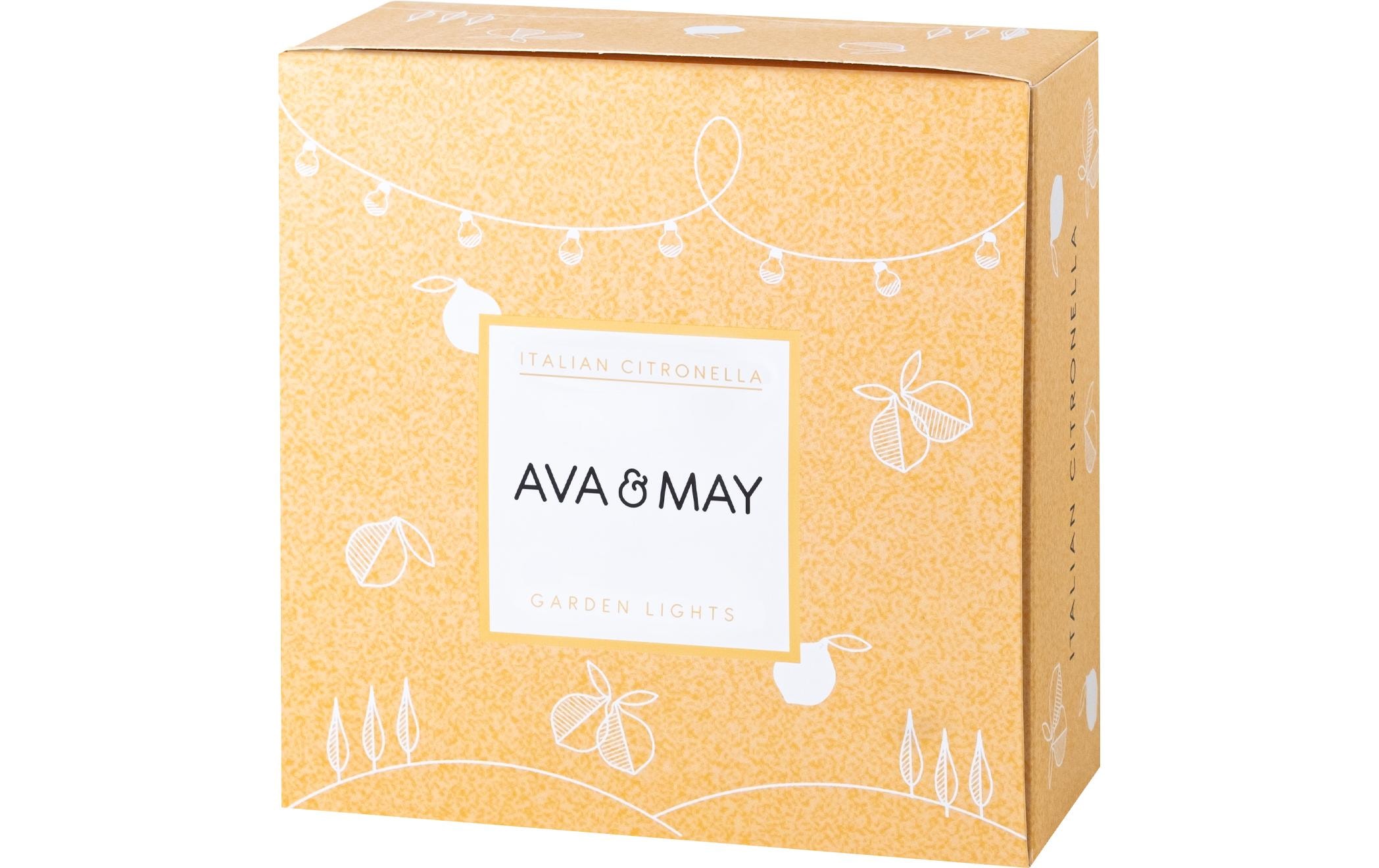 AVA & MAY Bougie parfumée »Italian Citronella 450 g«
