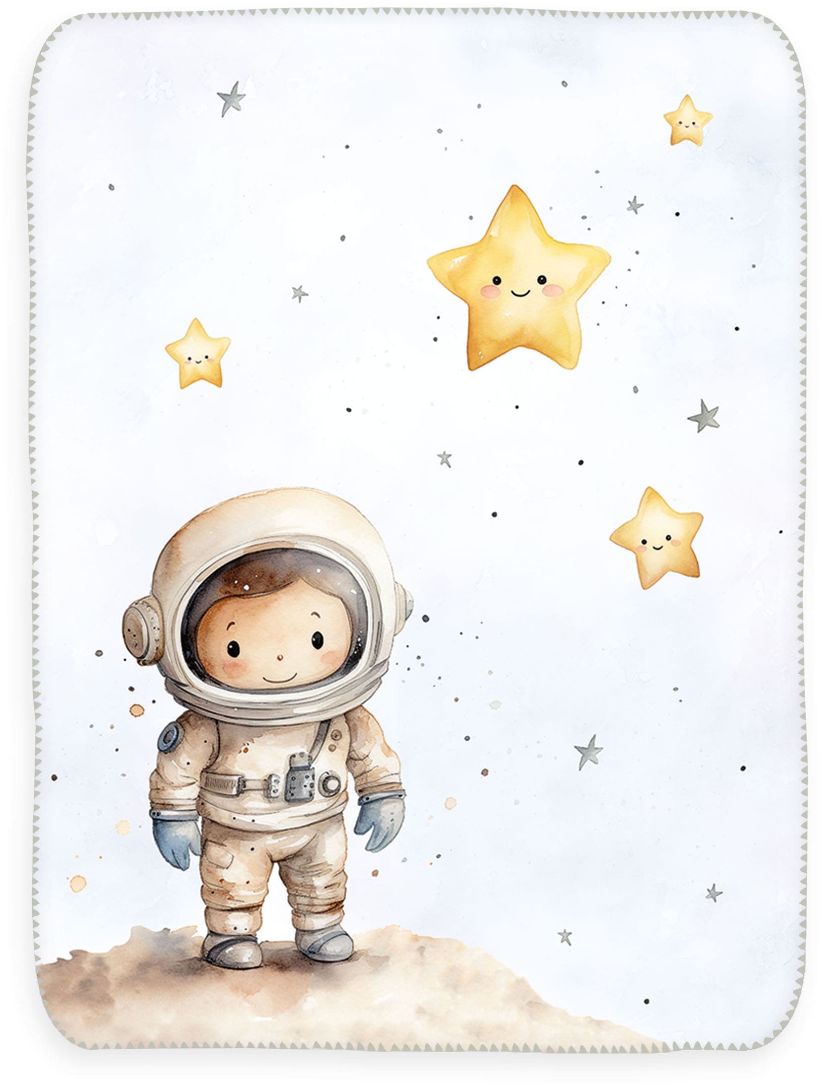Image of Baby Best Babydecke "Kleiner Astronaut" Perfekt zum Kuscheln – zuhause und unterwegs