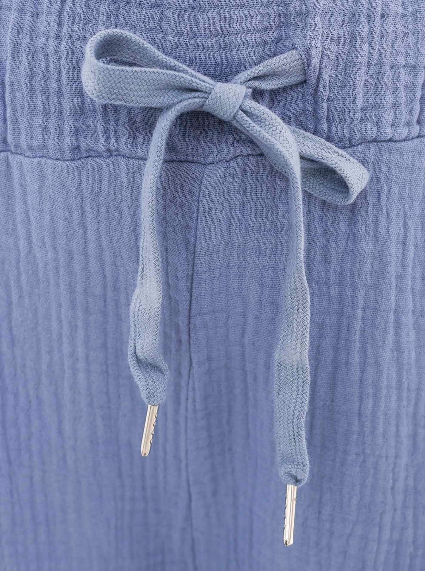 Zwillingsherz Stoffhose »"Musselin"«  mit Zugband, Eingriffstaschen und weitem Bein