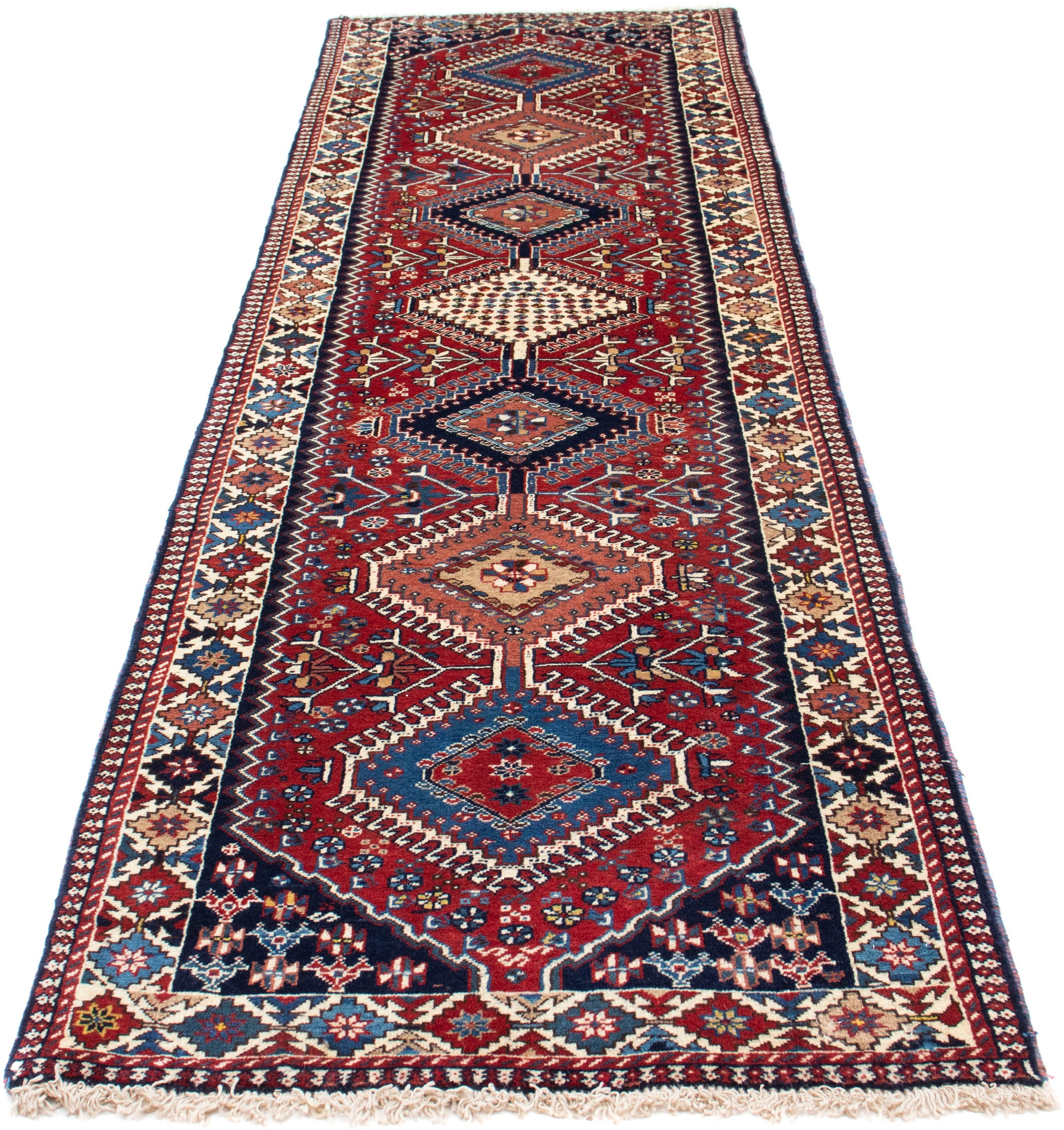 Image of morgenland Orientteppich »Perser - Nomadic - 302 x 80 cm - mehrfarbig«, rechteckig, 10 mm Höhe, Wohnzimmer, Handgeknüpft, Einzelstück mit Zertifikat bei Ackermann Versand Schweiz