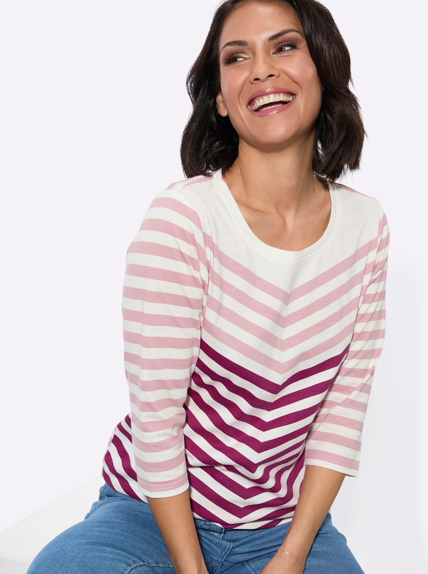 Casual Looks Print-Shirt »Druck-Shirt« 1
