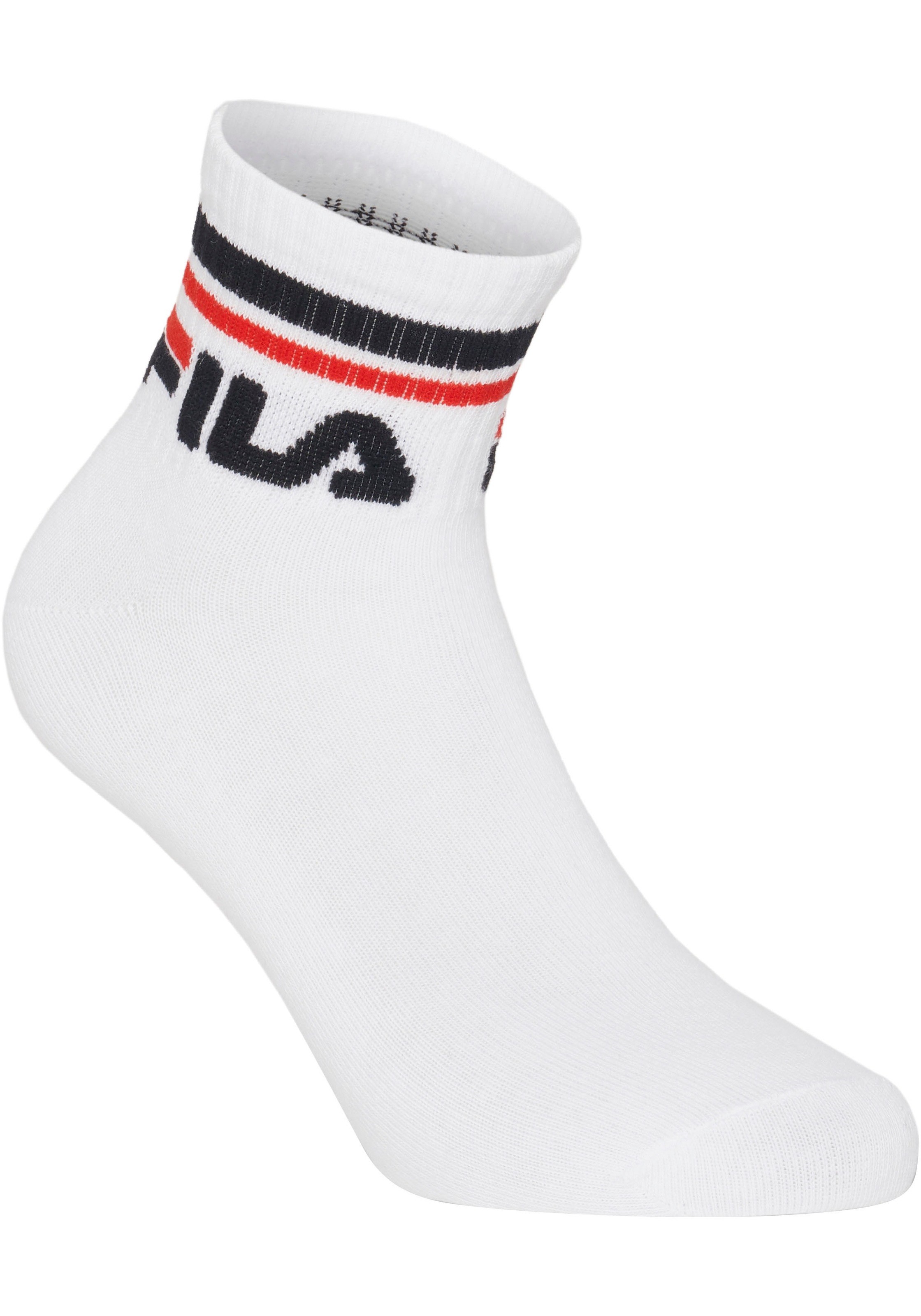 Fila Sportsocken, (6er Pack), mit Logo-Schriftzug