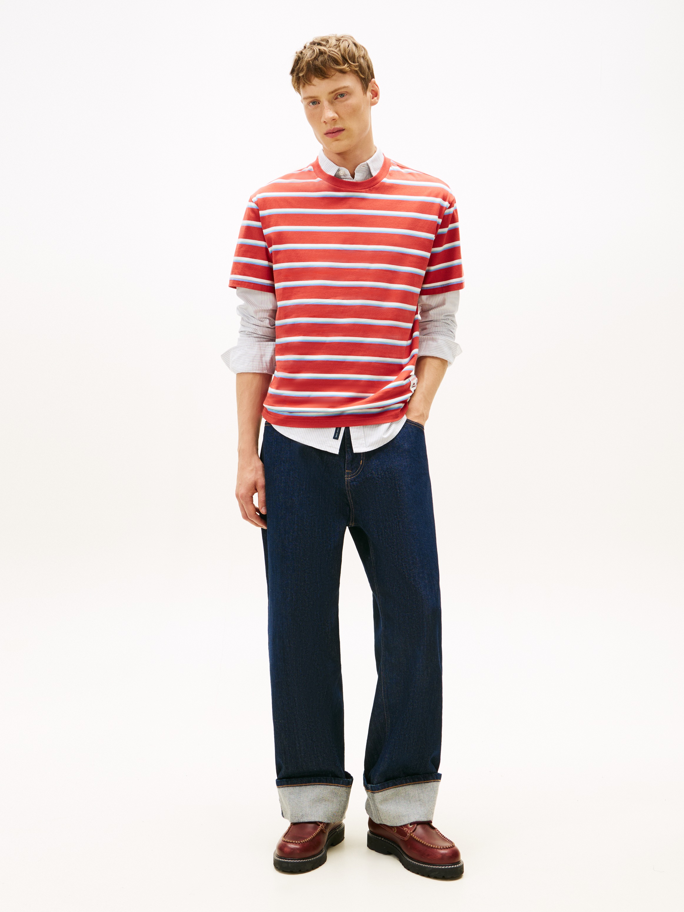 Tommy Jeans T-shirt »TJM LABEL« Relaxed fit, Jersey, Rundhals