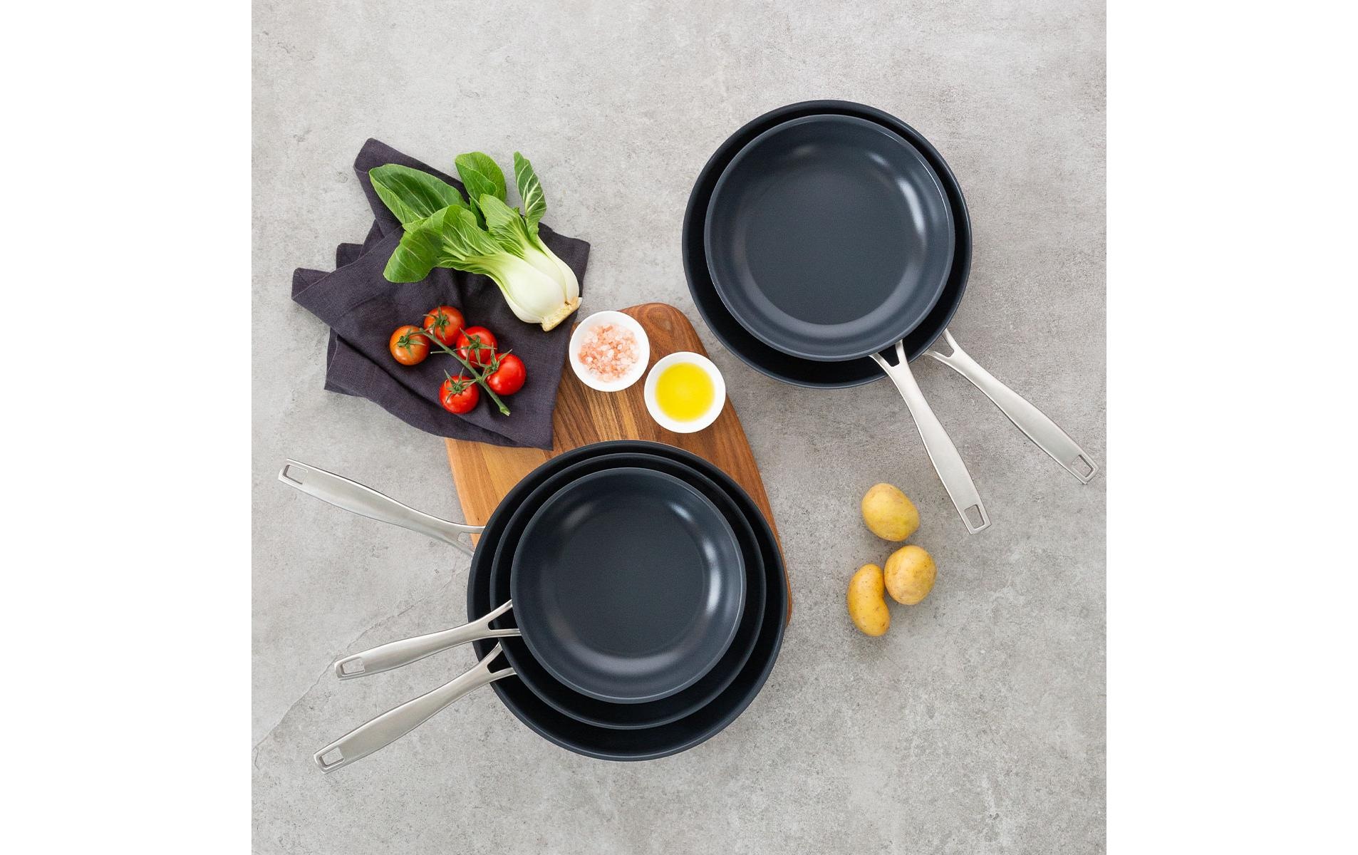   Bratpfanne »Lunasol Sirius Terra Multi-layer, Conical« Aluminium