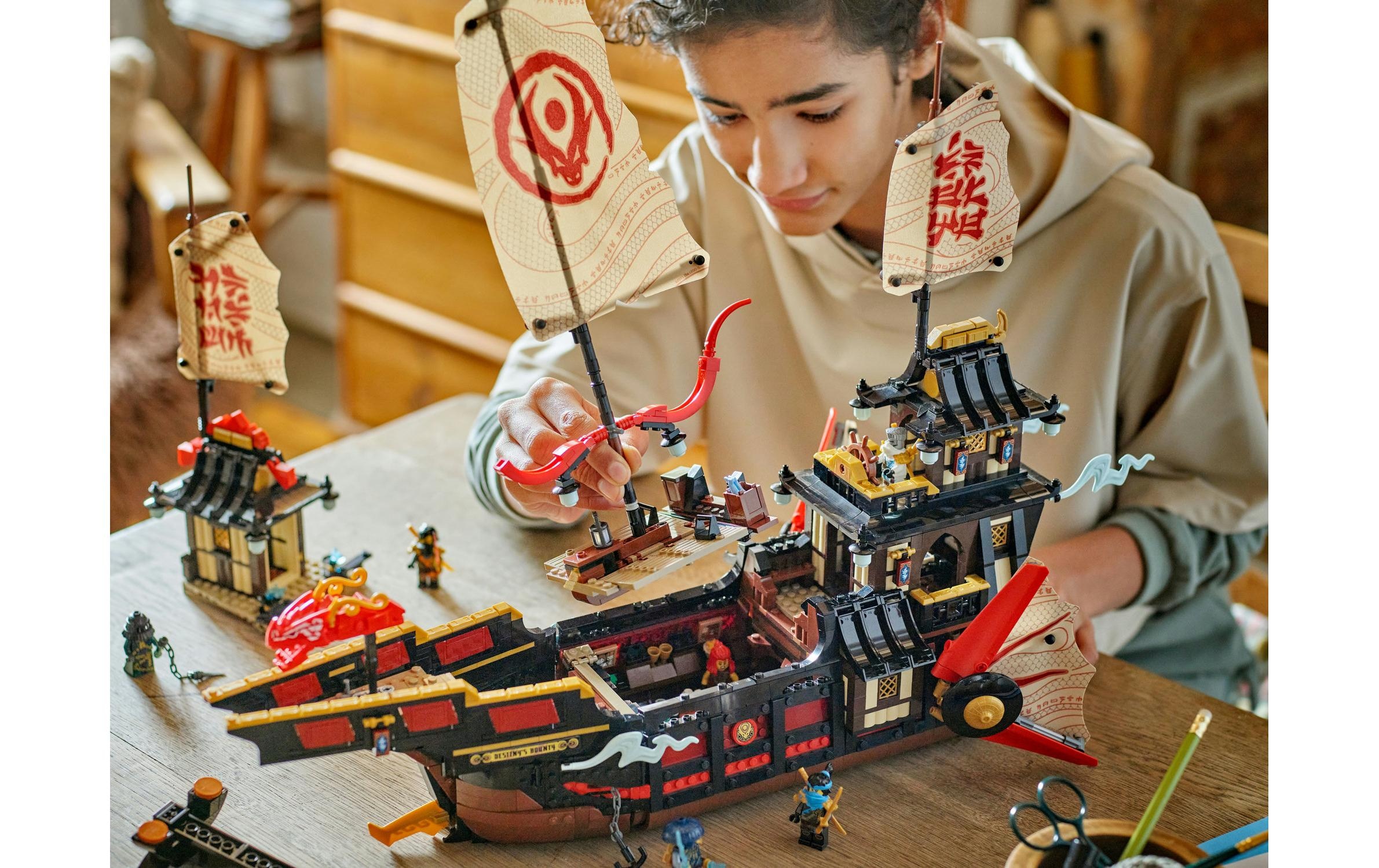 LEGO® Spielbausteine »Ninjago Der Tempel-Flugsegler 71848«, (2387 St.)